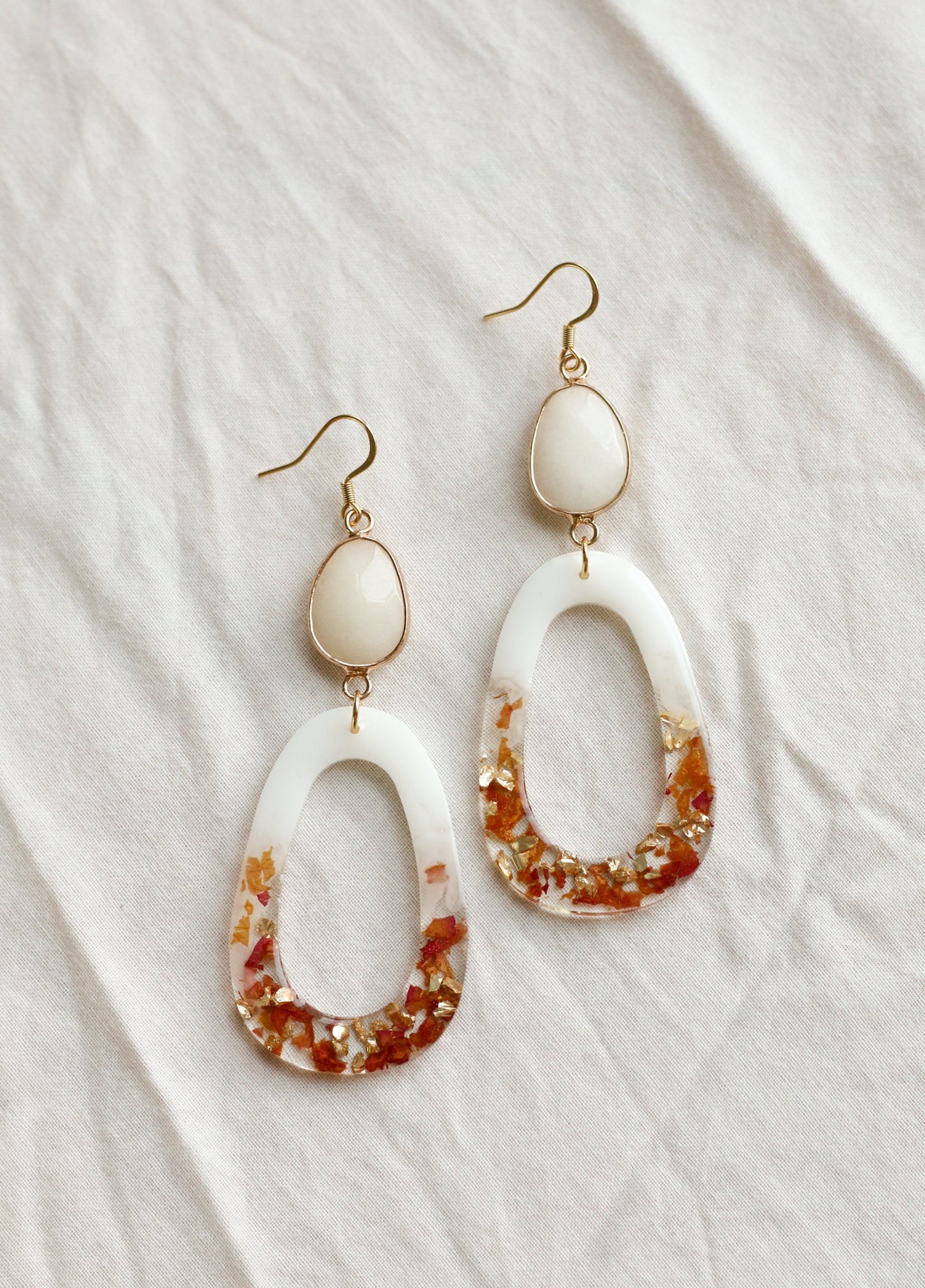 Pumpkin spice latte earrings n°01