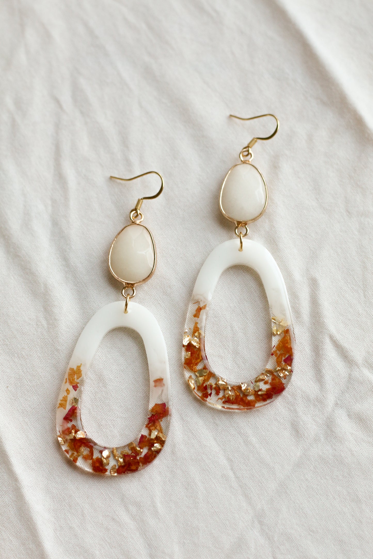 Pumpkin spice latte earrings n°01