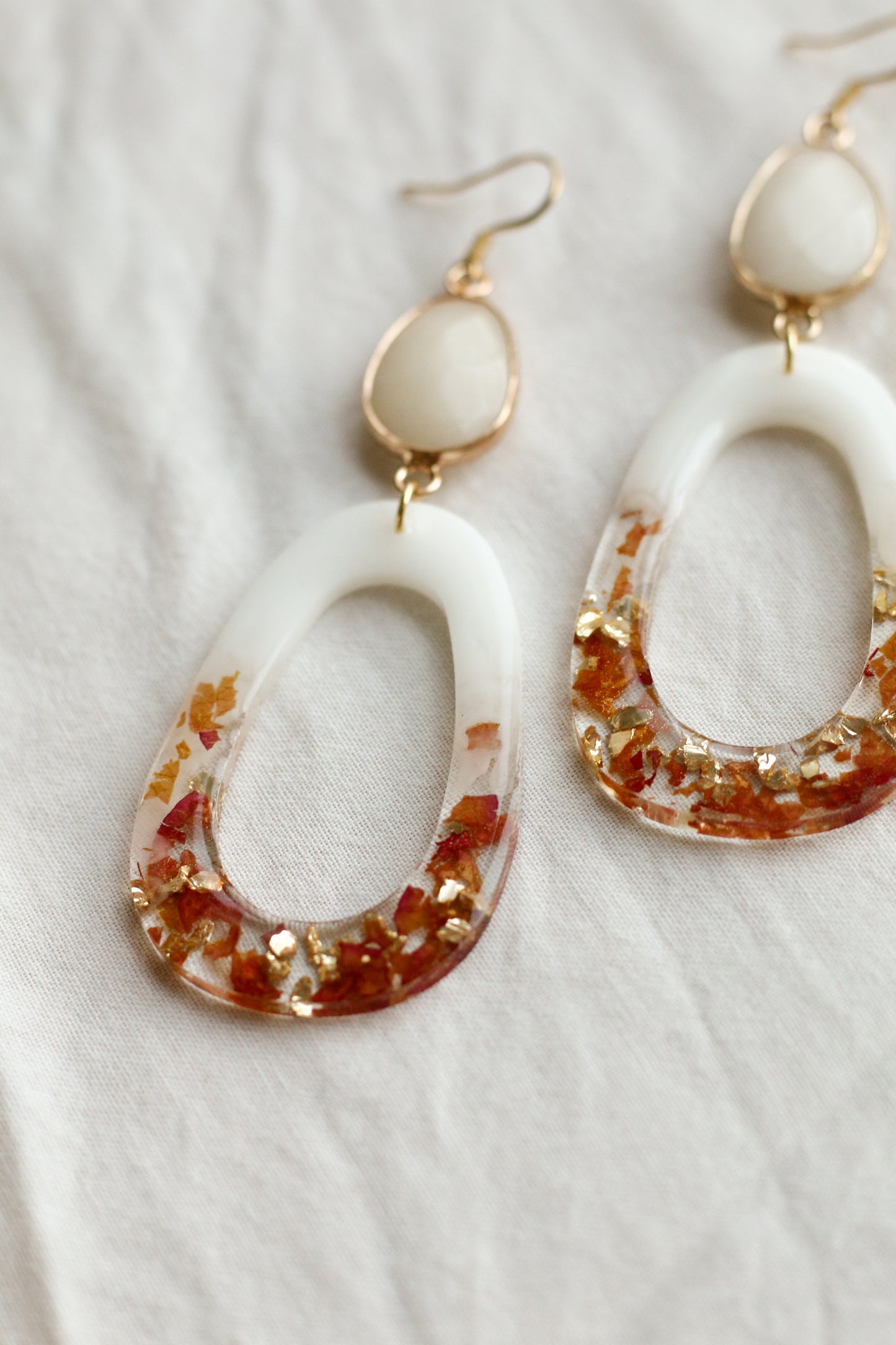 Pumpkin spice latte earrings n°01