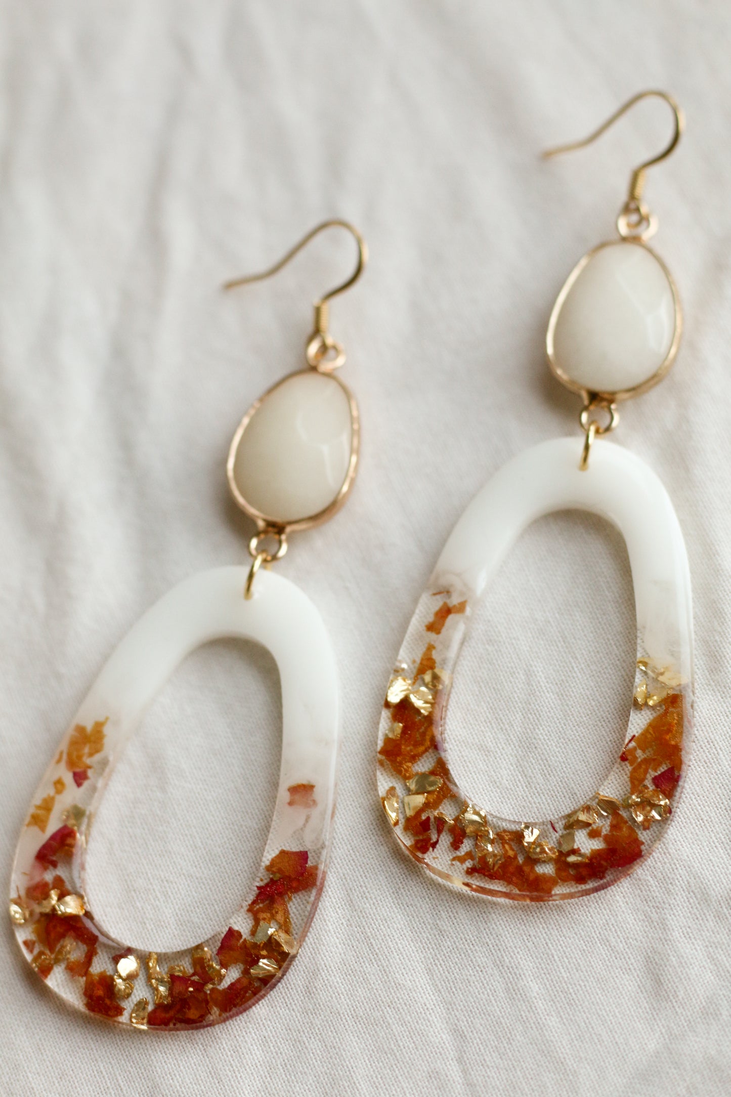 Pumpkin spice latte earrings n°01