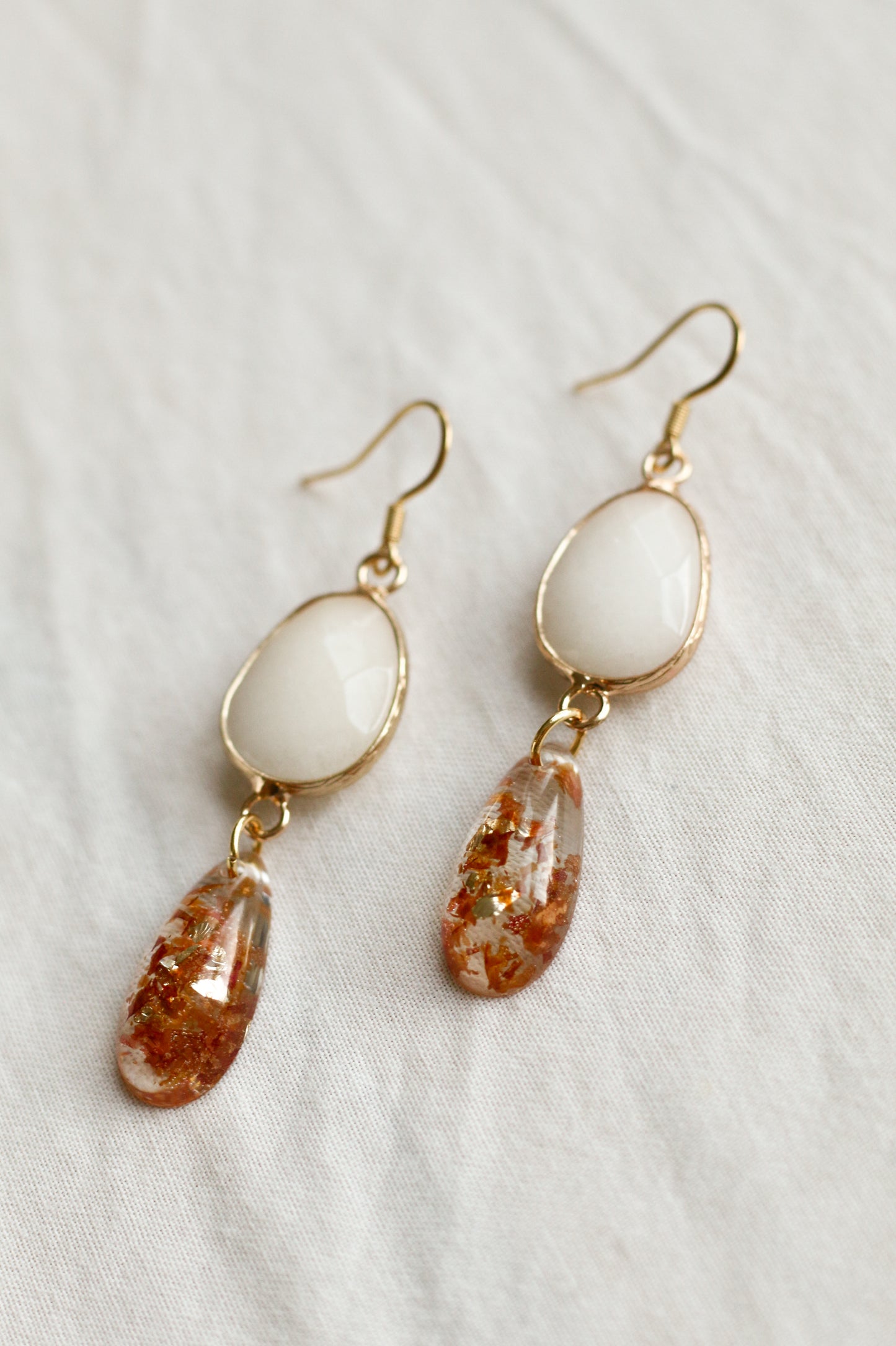 Pumpkin spice latte earrings n°02
