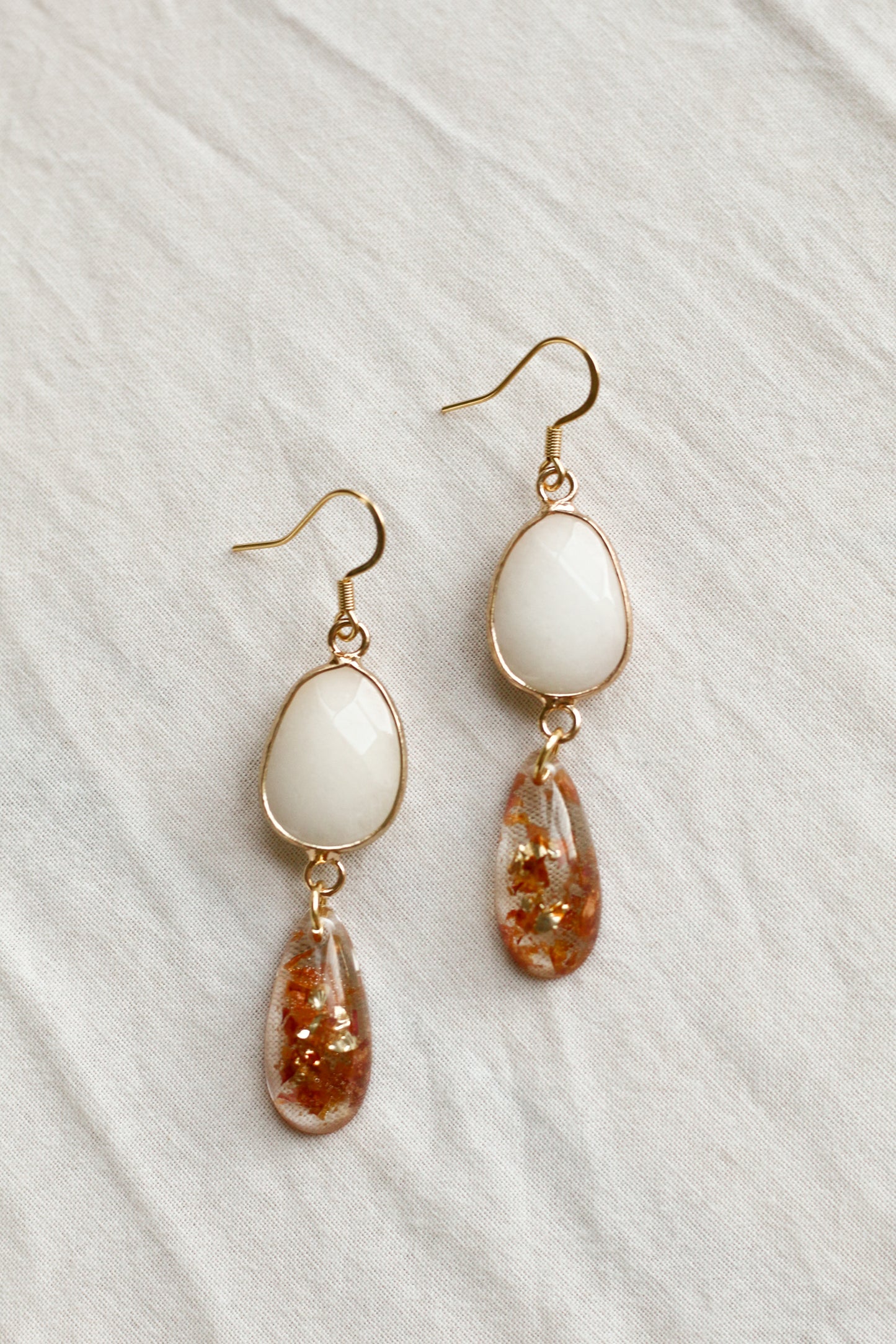 Pumpkin spice latte earrings n°02