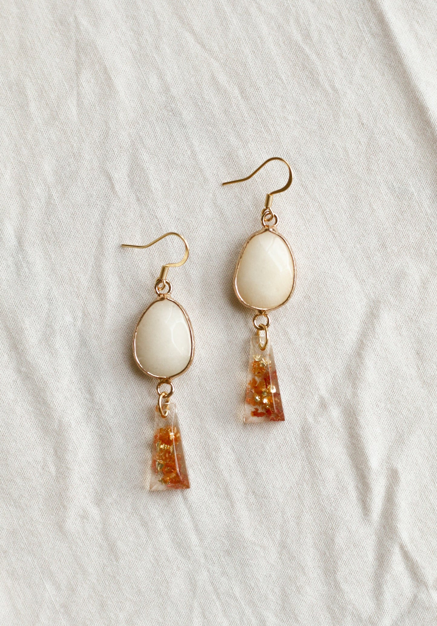 Boucles d'oreilles Pumpkin spice latte n°03