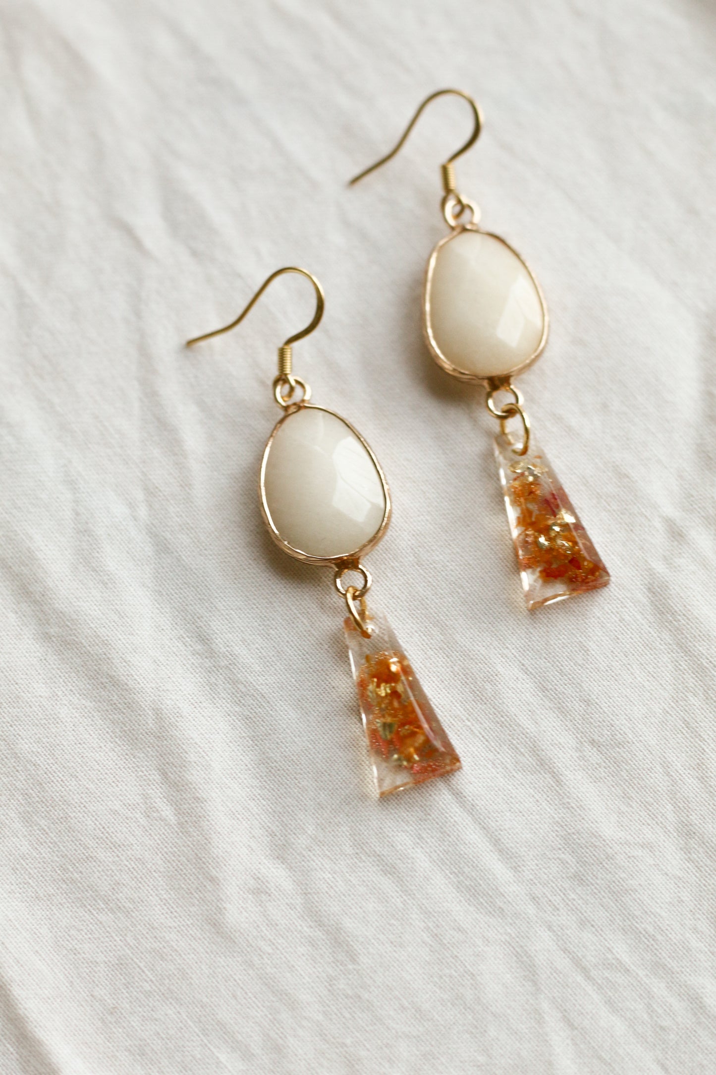 Boucles d'oreilles Pumpkin spice latte n°03