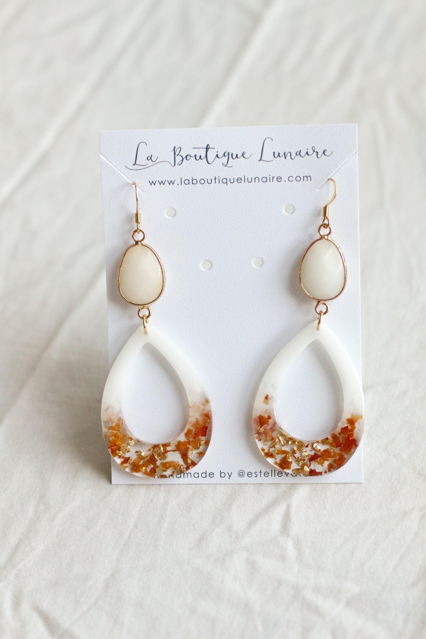 Pumpkin spice latte earrings n°04