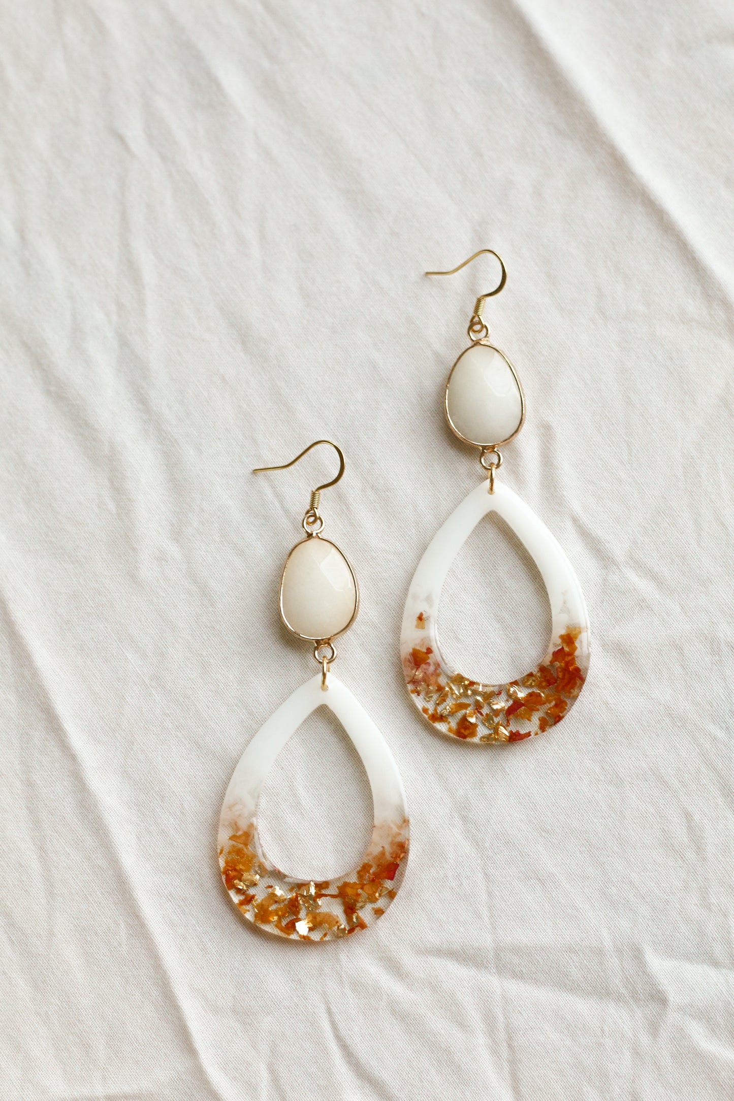 Boucles d'oreilles Pumpkin spice latte n°04