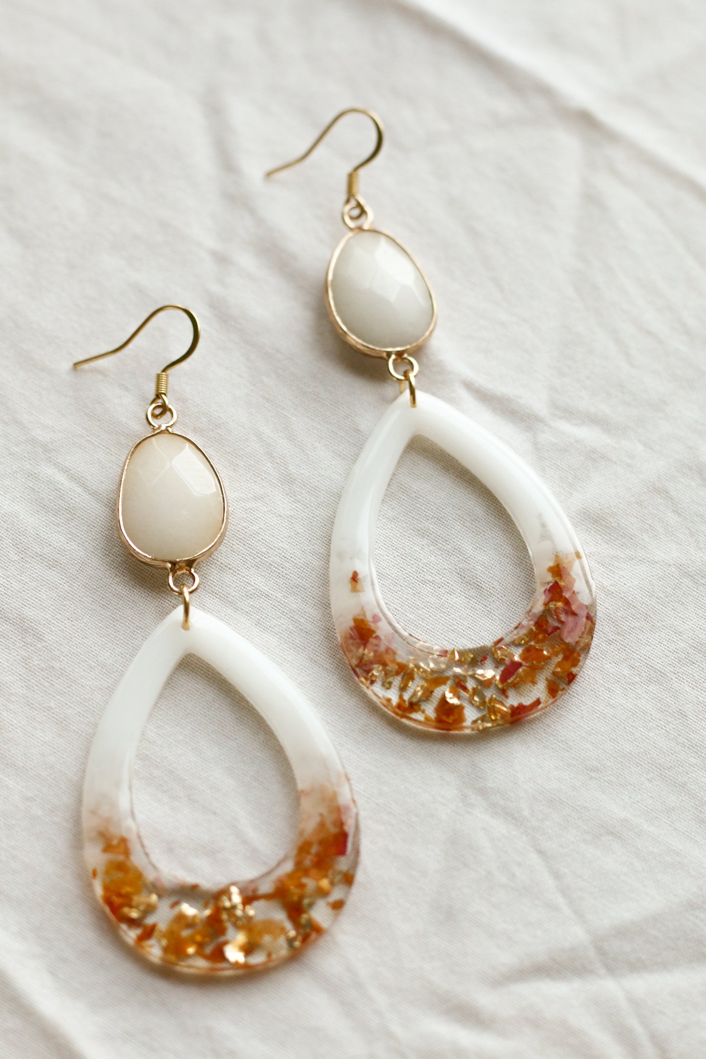 Boucles d'oreilles Pumpkin spice latte n°04