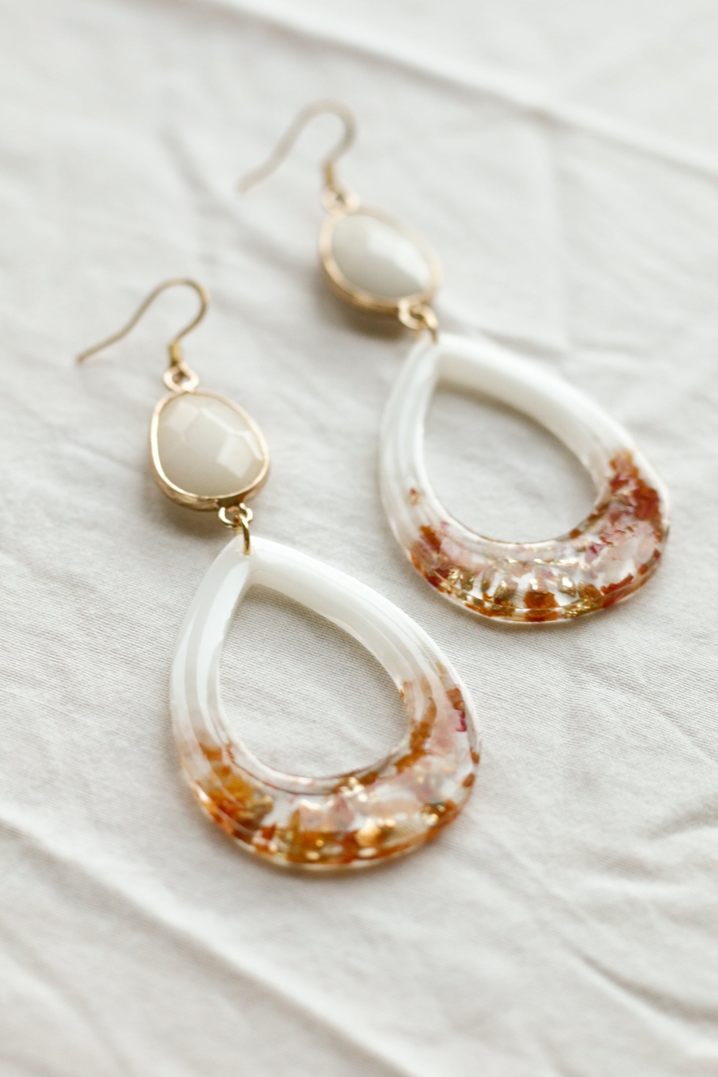 Boucles d'oreilles Pumpkin spice latte n°04