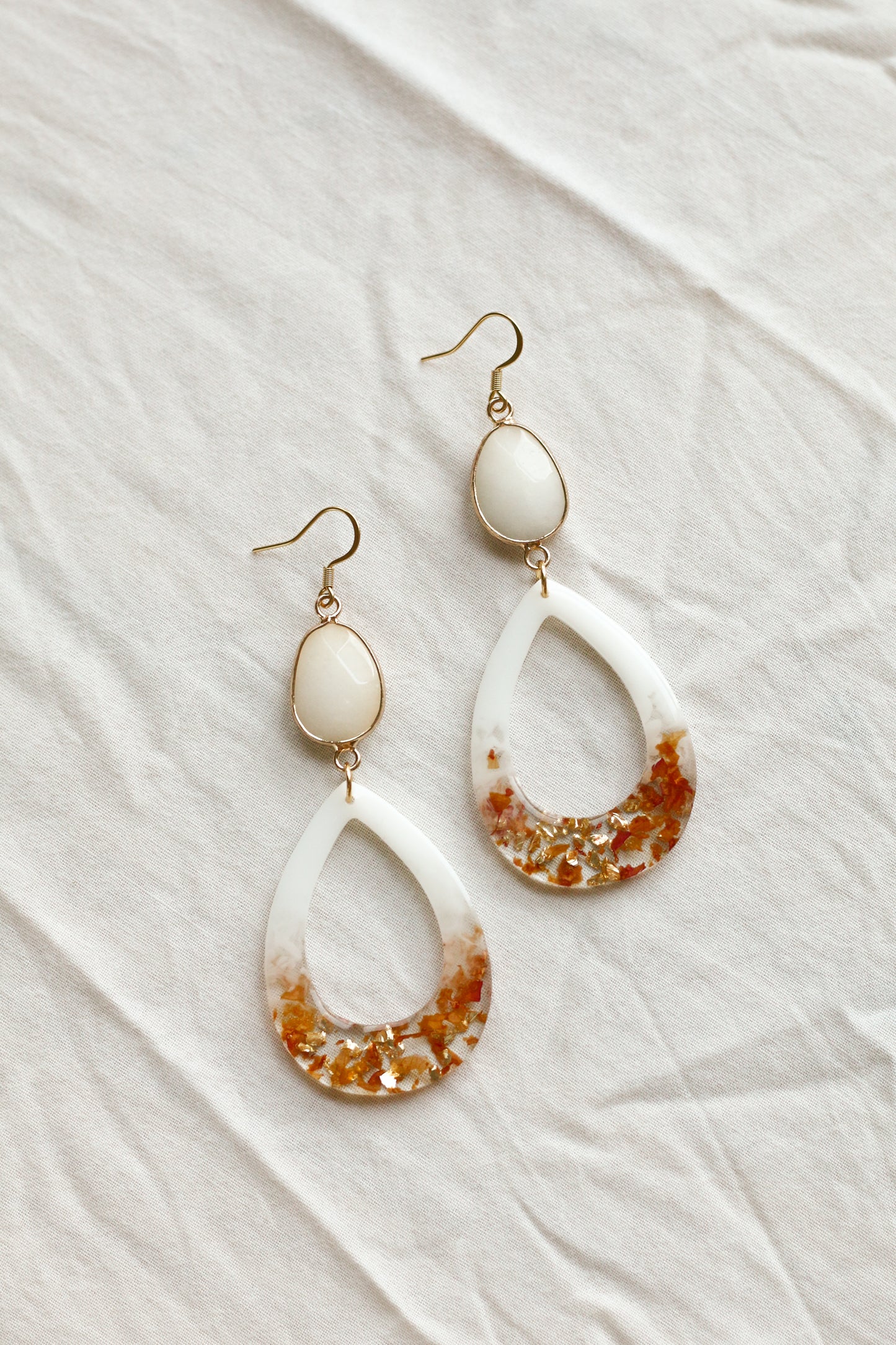 Boucles d'oreilles Pumpkin spice latte n°04