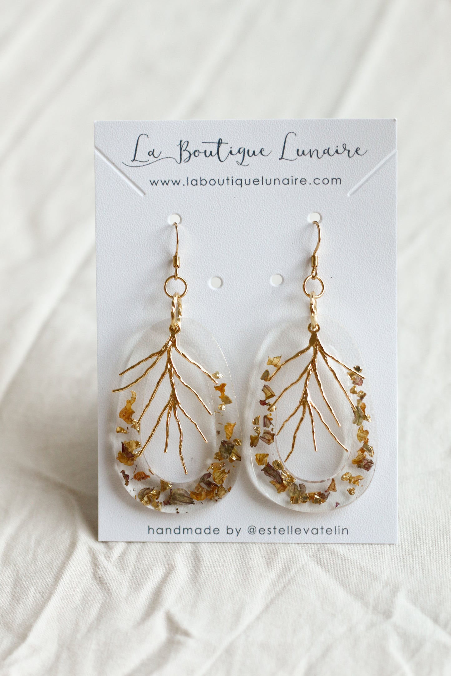 Spicy chai earrings