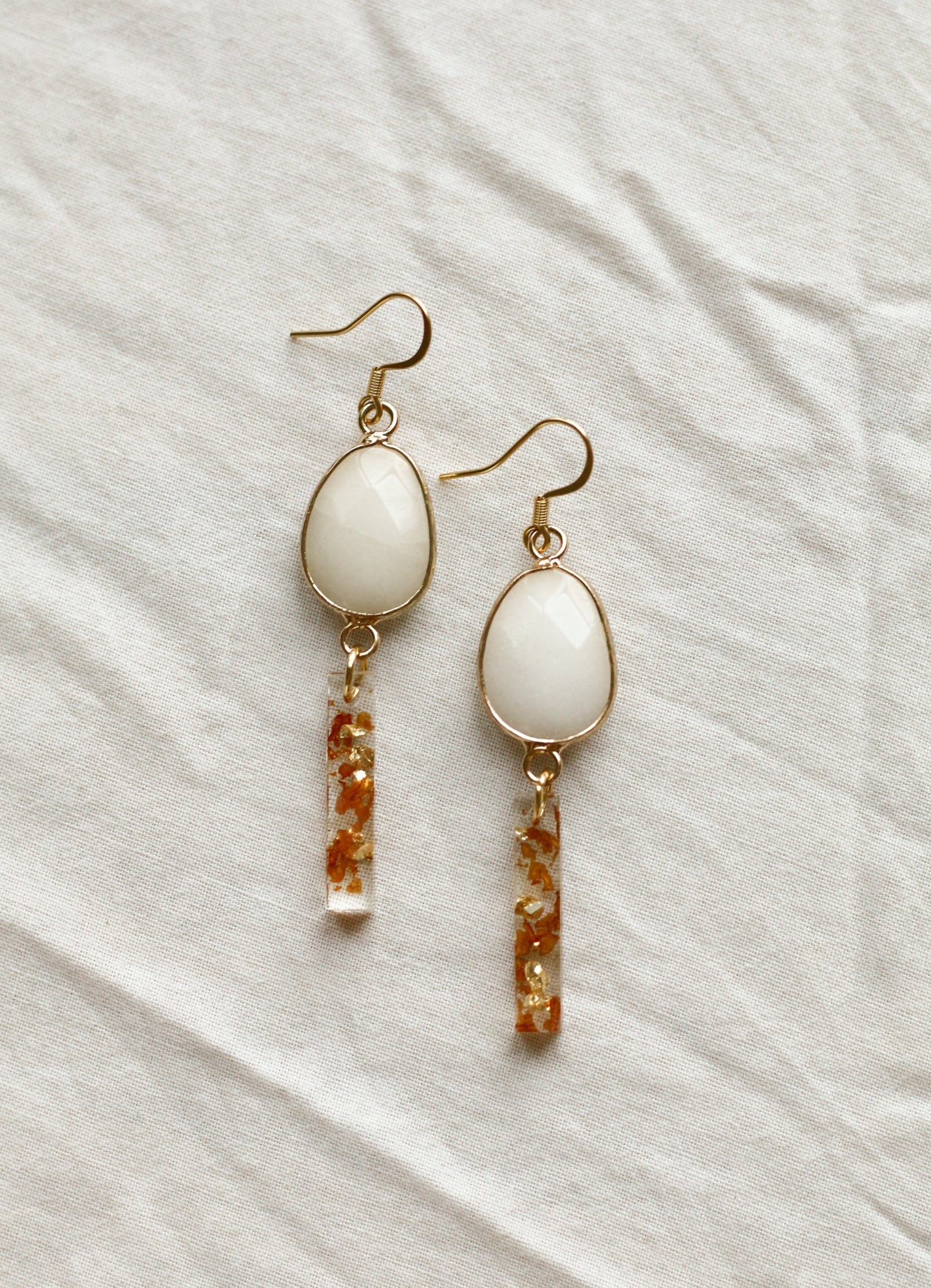 Boucles d'oreilles Pumpkin spice latte n°05