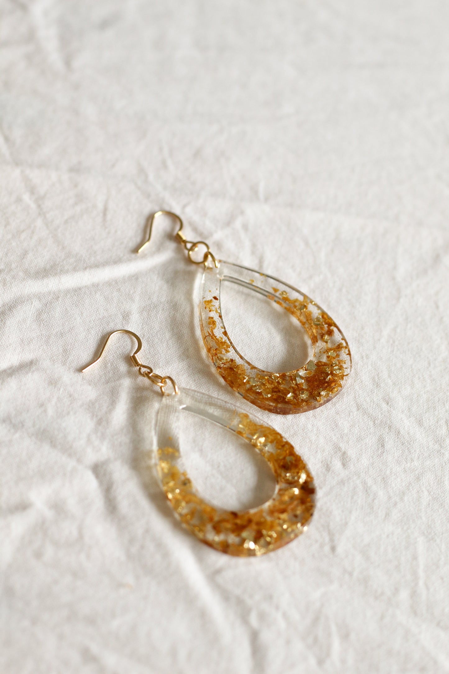 Carrot cake earrings
