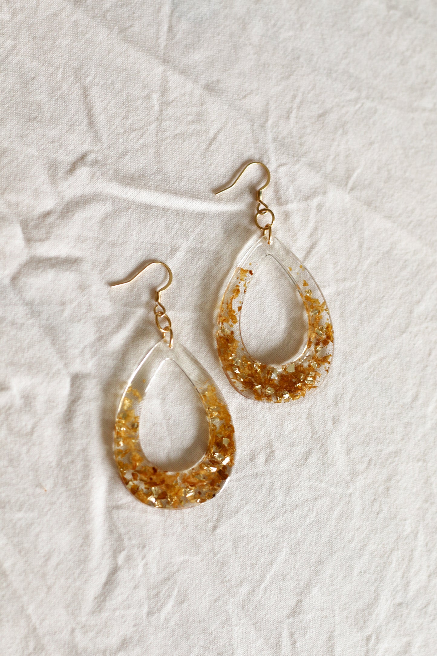 Carrot cake earrings