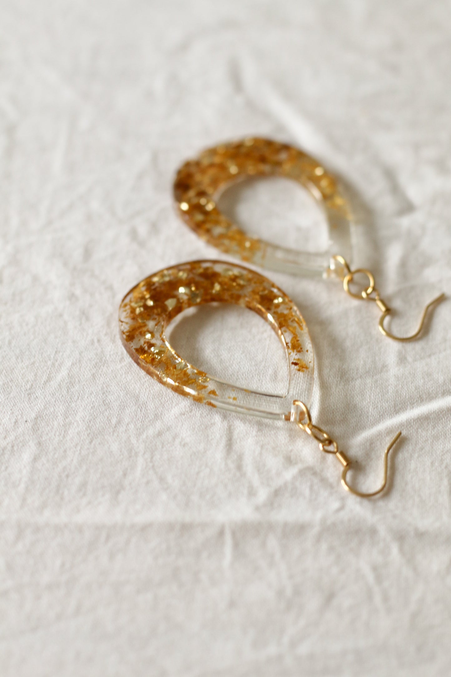Carrot cake earrings