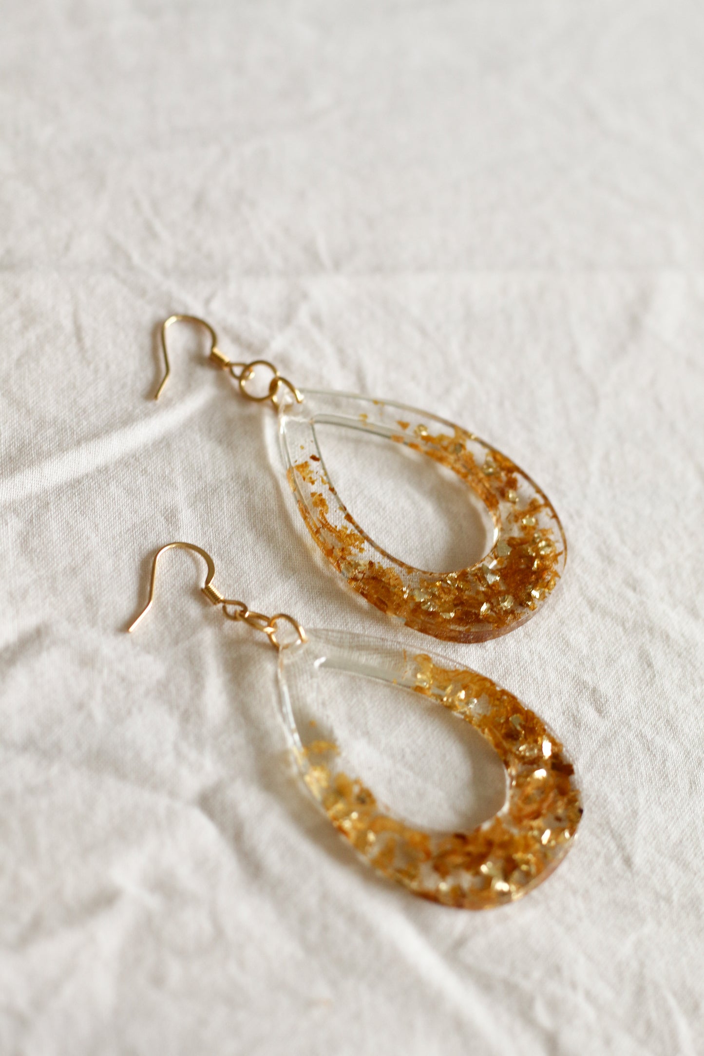 Carrot cake earrings