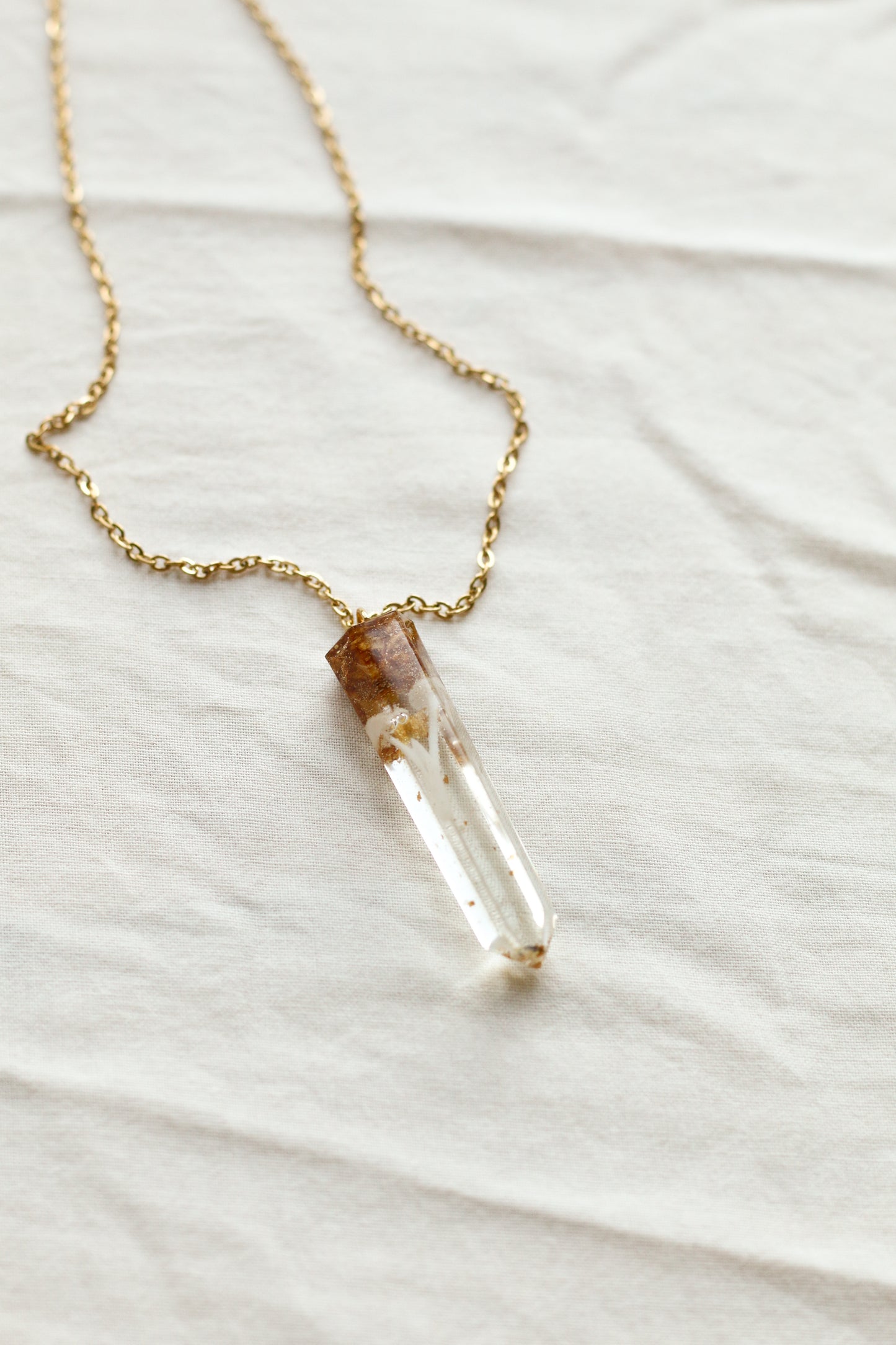 Mushroom necklace n°04