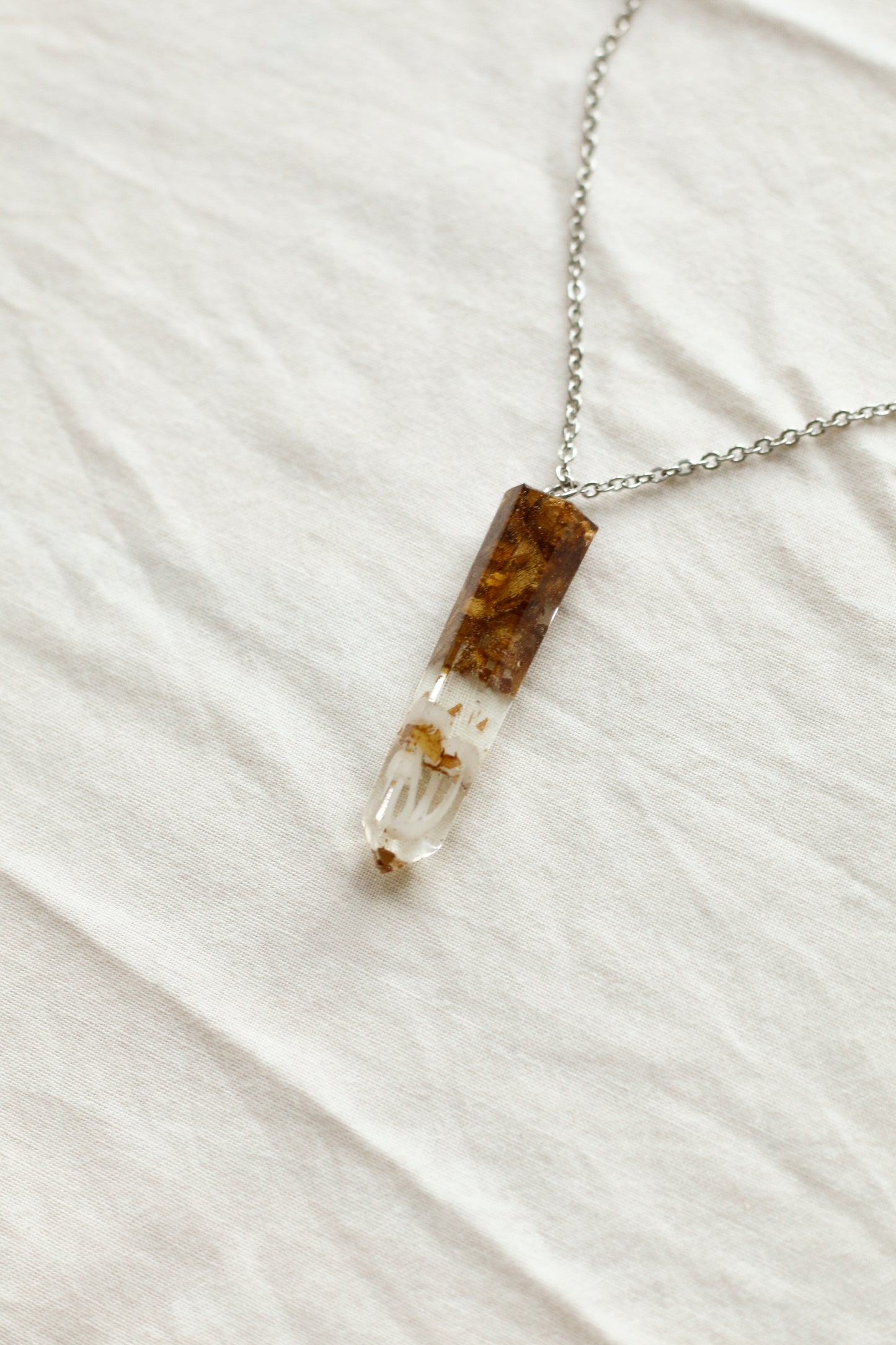 Mushroom necklace n°01