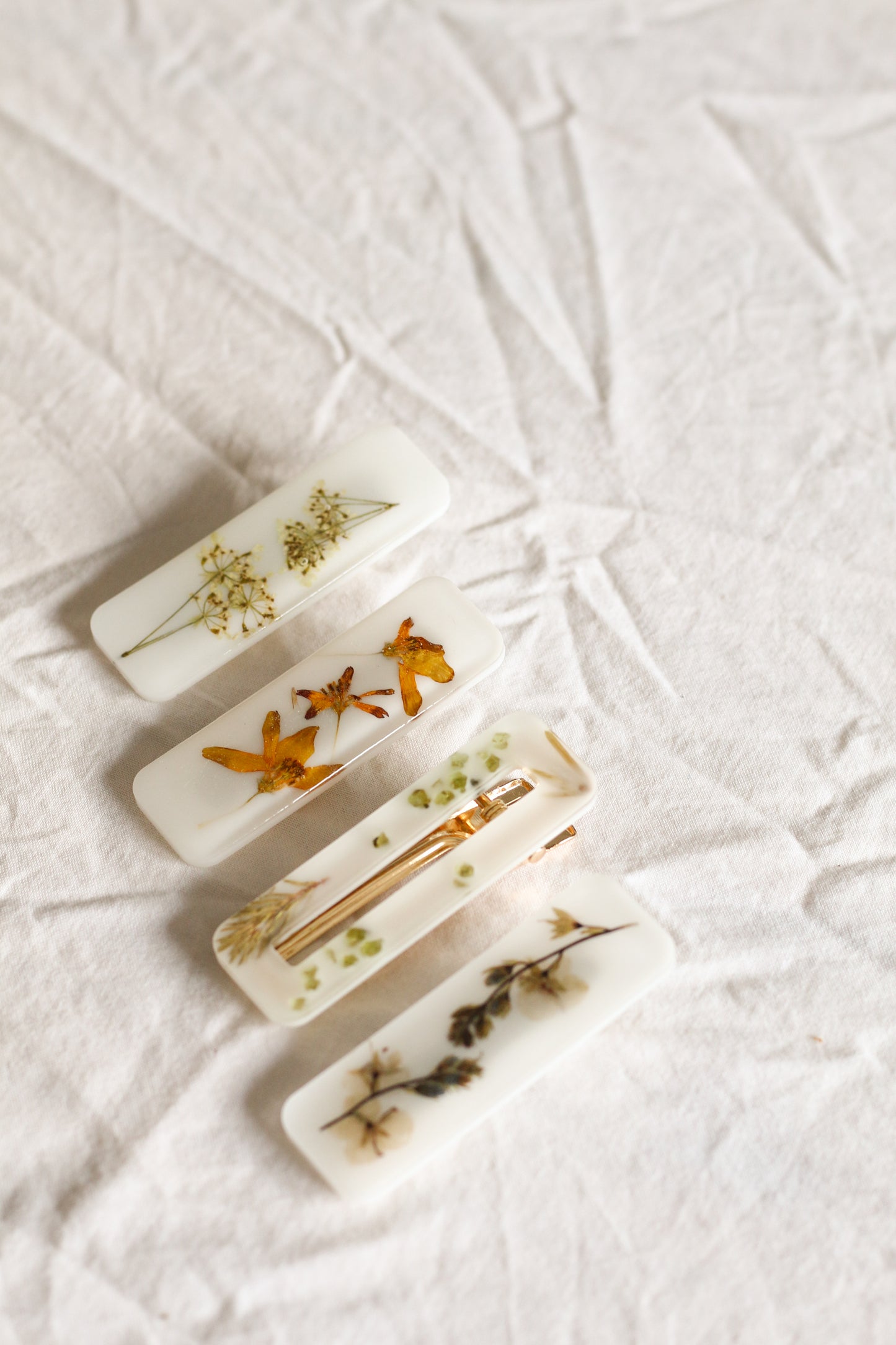 Barrettes souvenir d'été