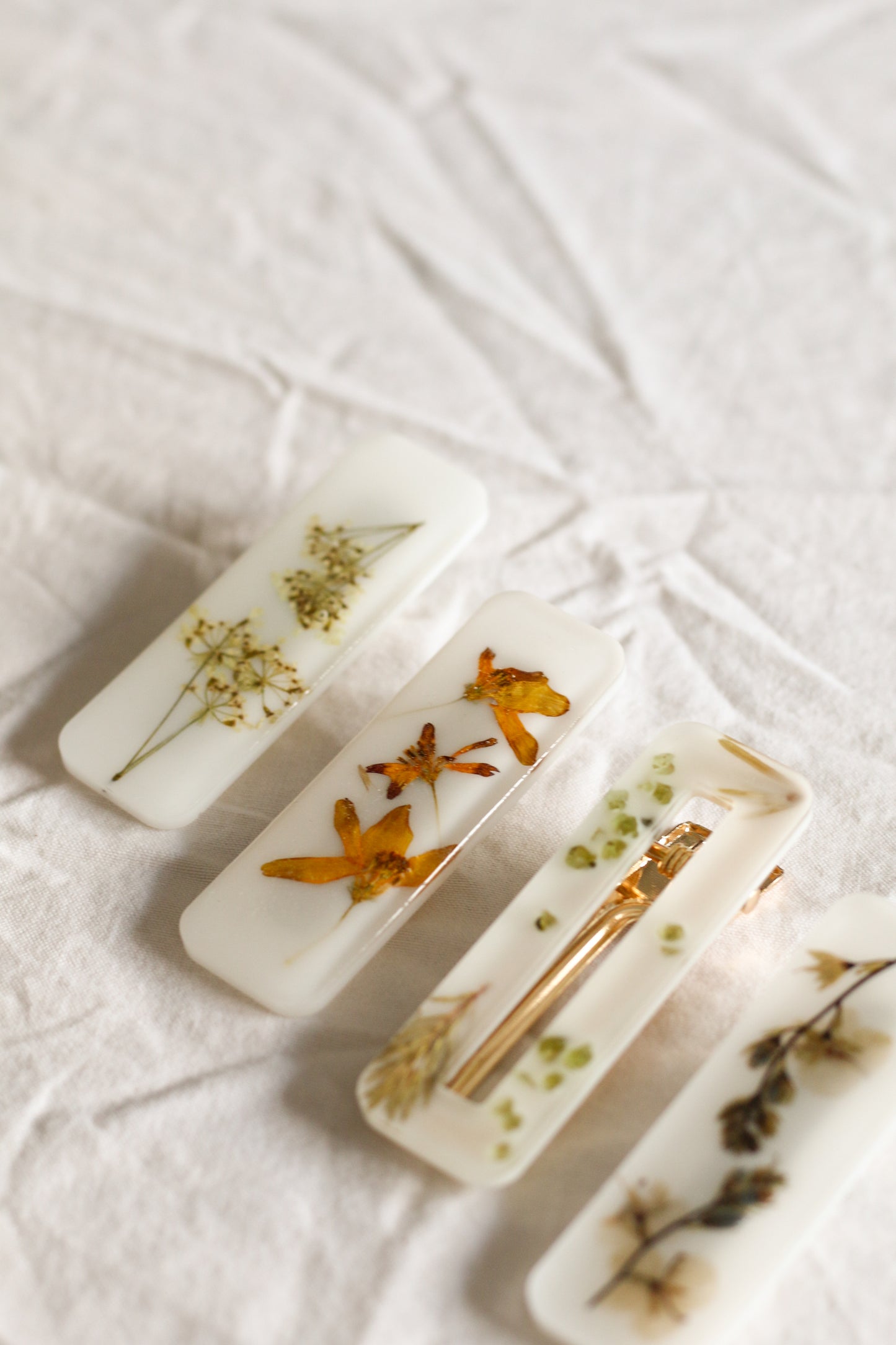 Barrettes souvenir d'été