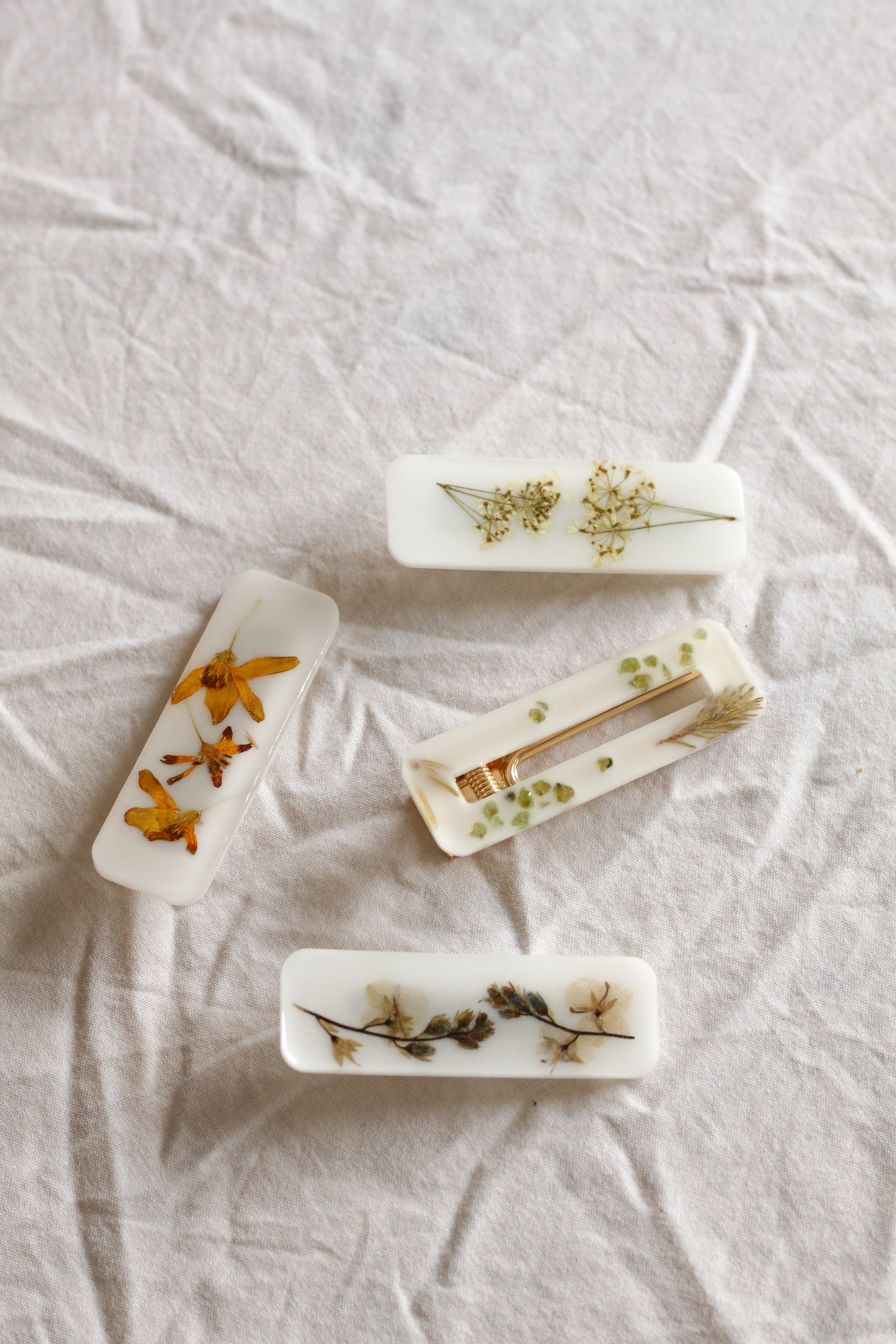 Barrettes souvenir d'été