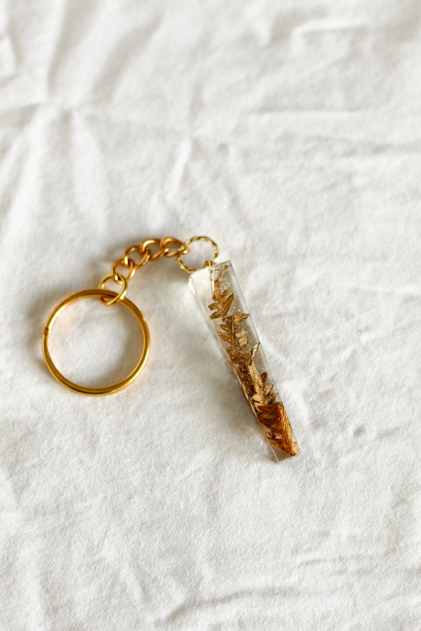 Porte-clefs fougère