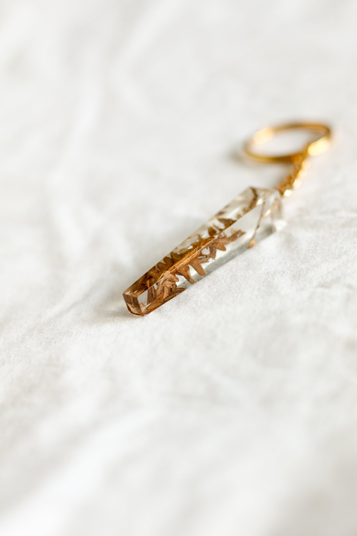 Porte-clefs fougère