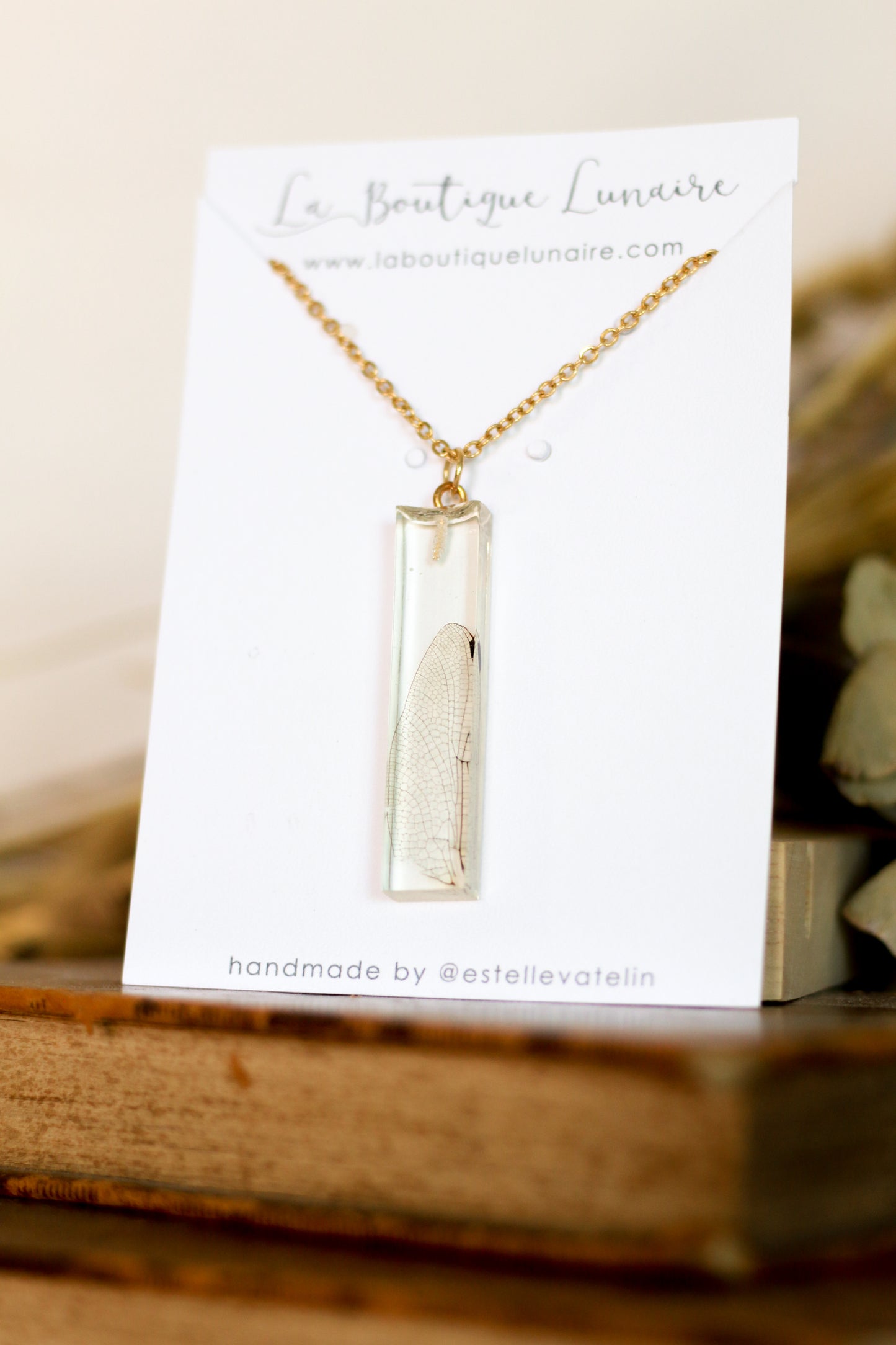 Collier libellule 01