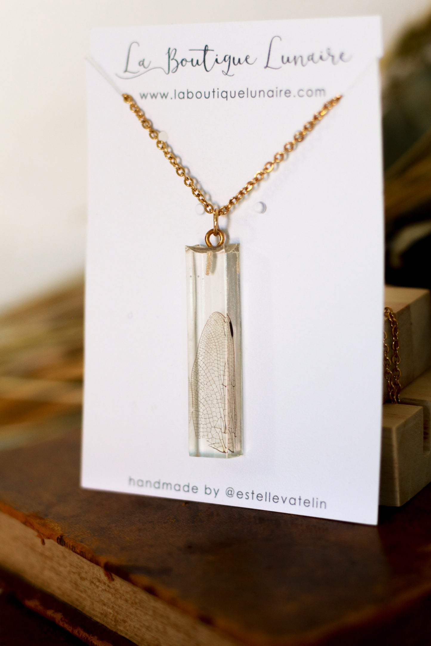 Collier libellule 01