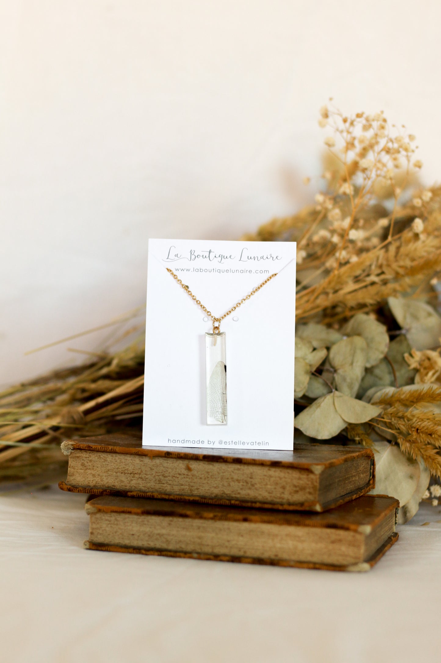 Collier libellule 01