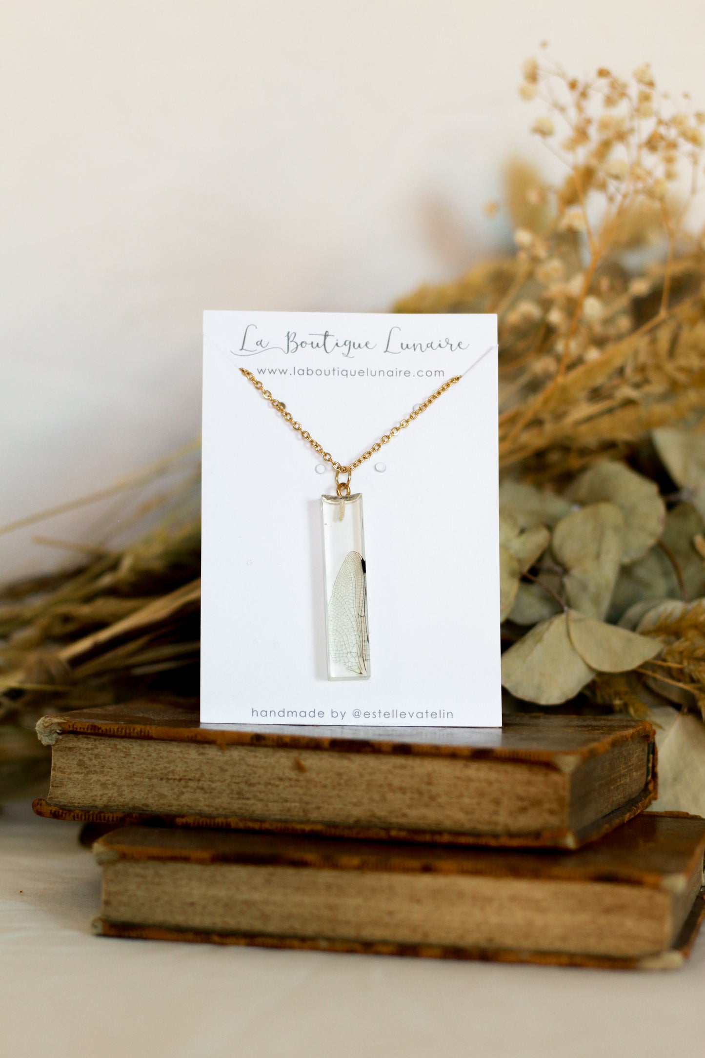 Collier libellule 01
