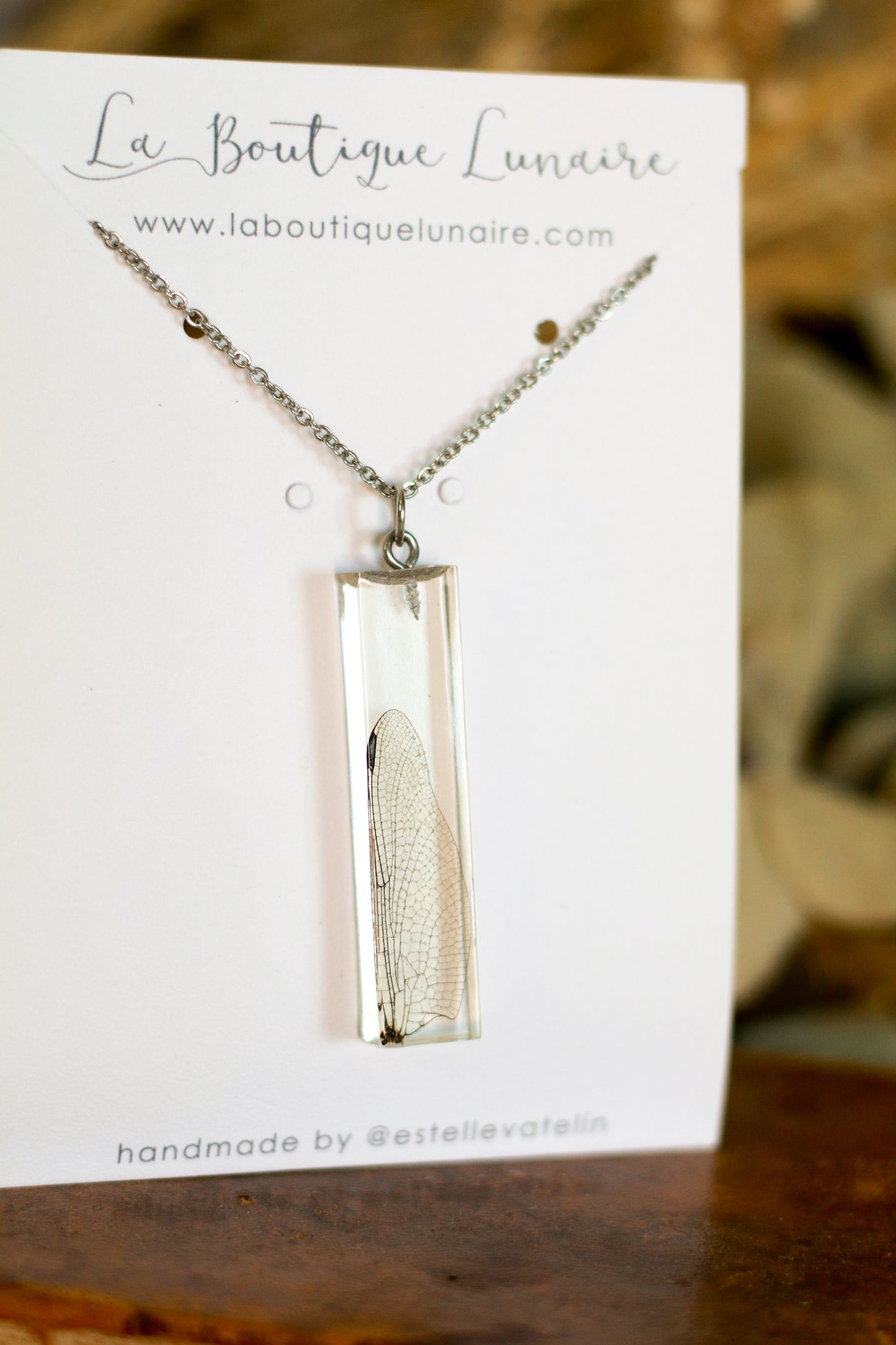 Collier libellule 02