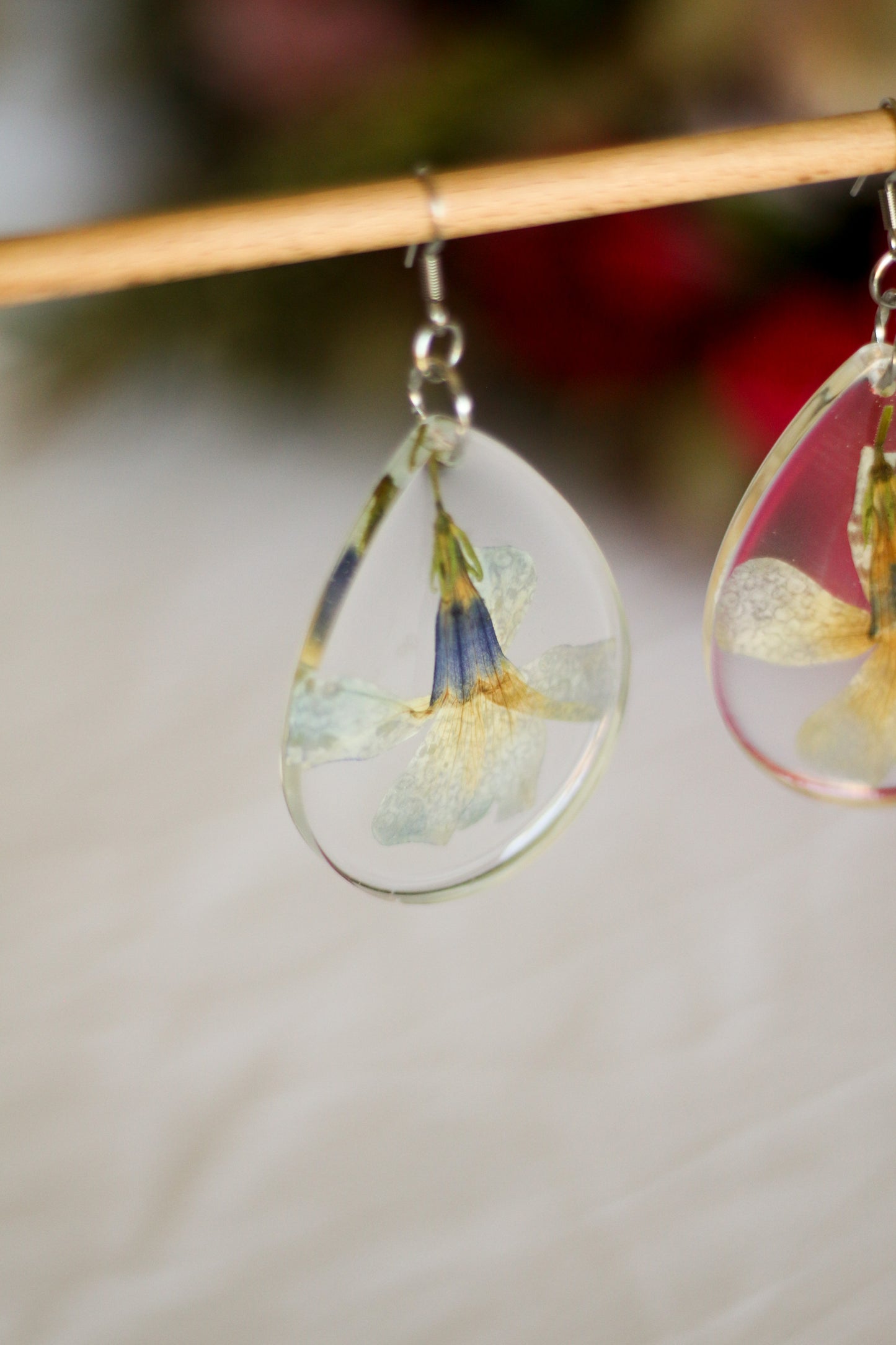 Boucles d'oreilles florales