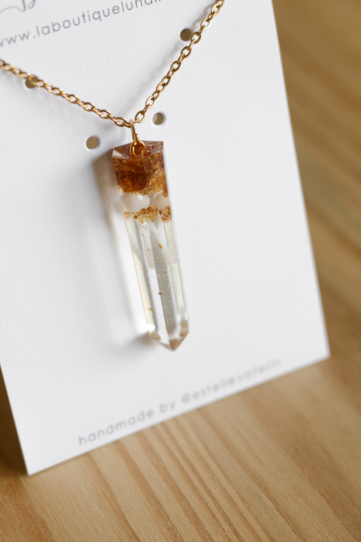 Mushroom necklace n°04