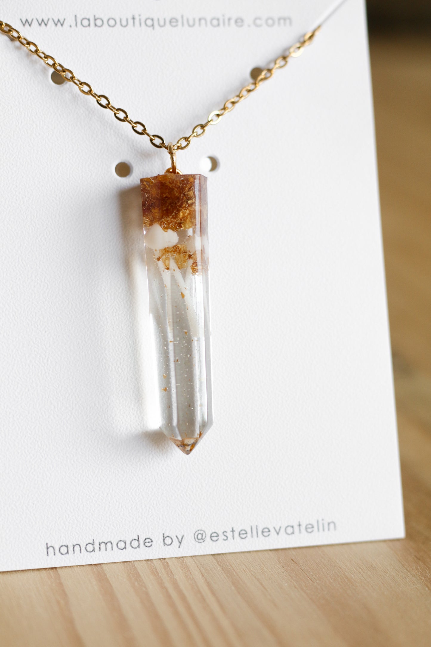 Mushroom necklace n°04
