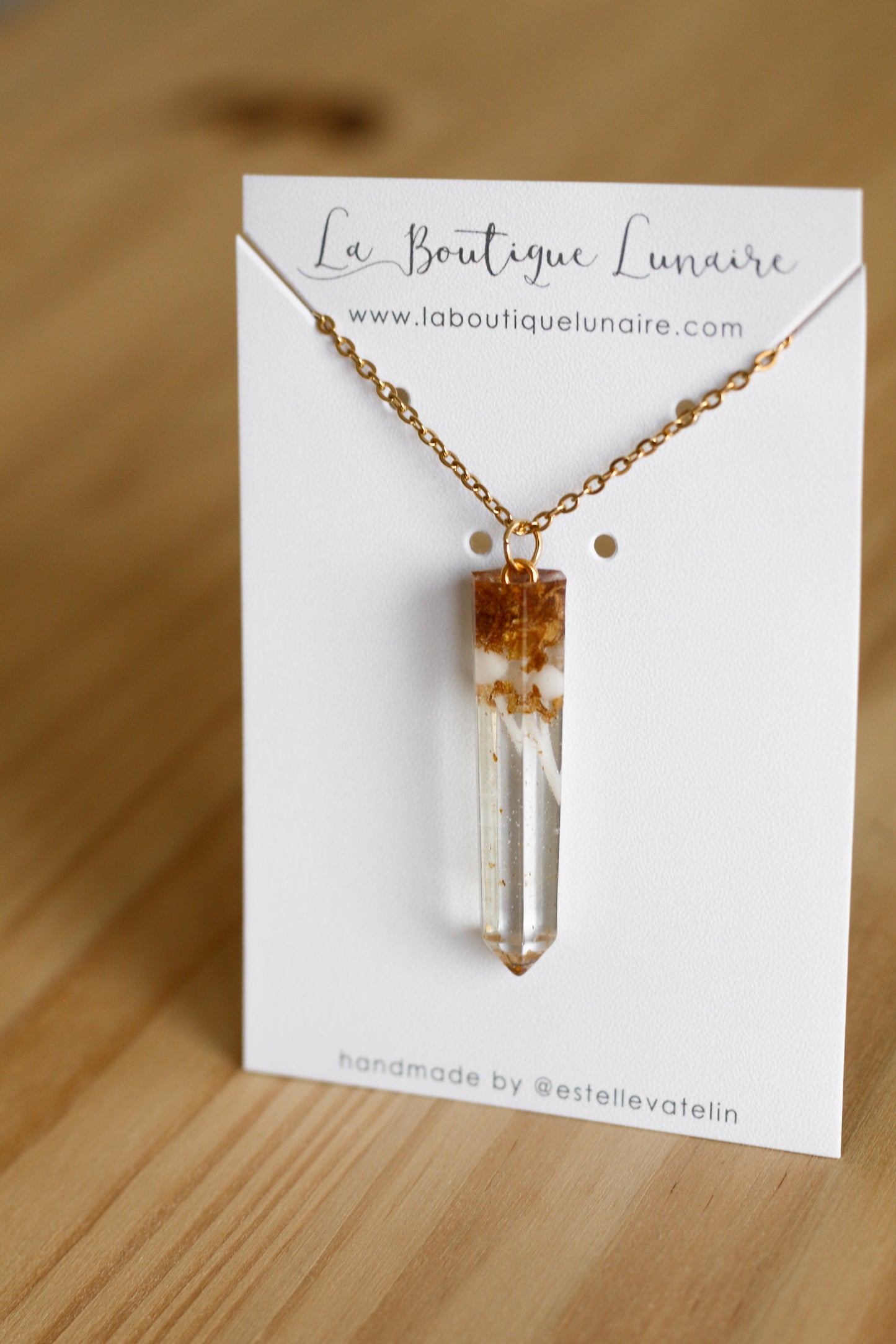 Mushroom necklace n°04