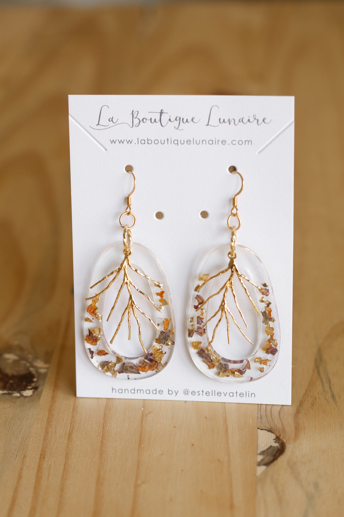 Spicy chai earrings