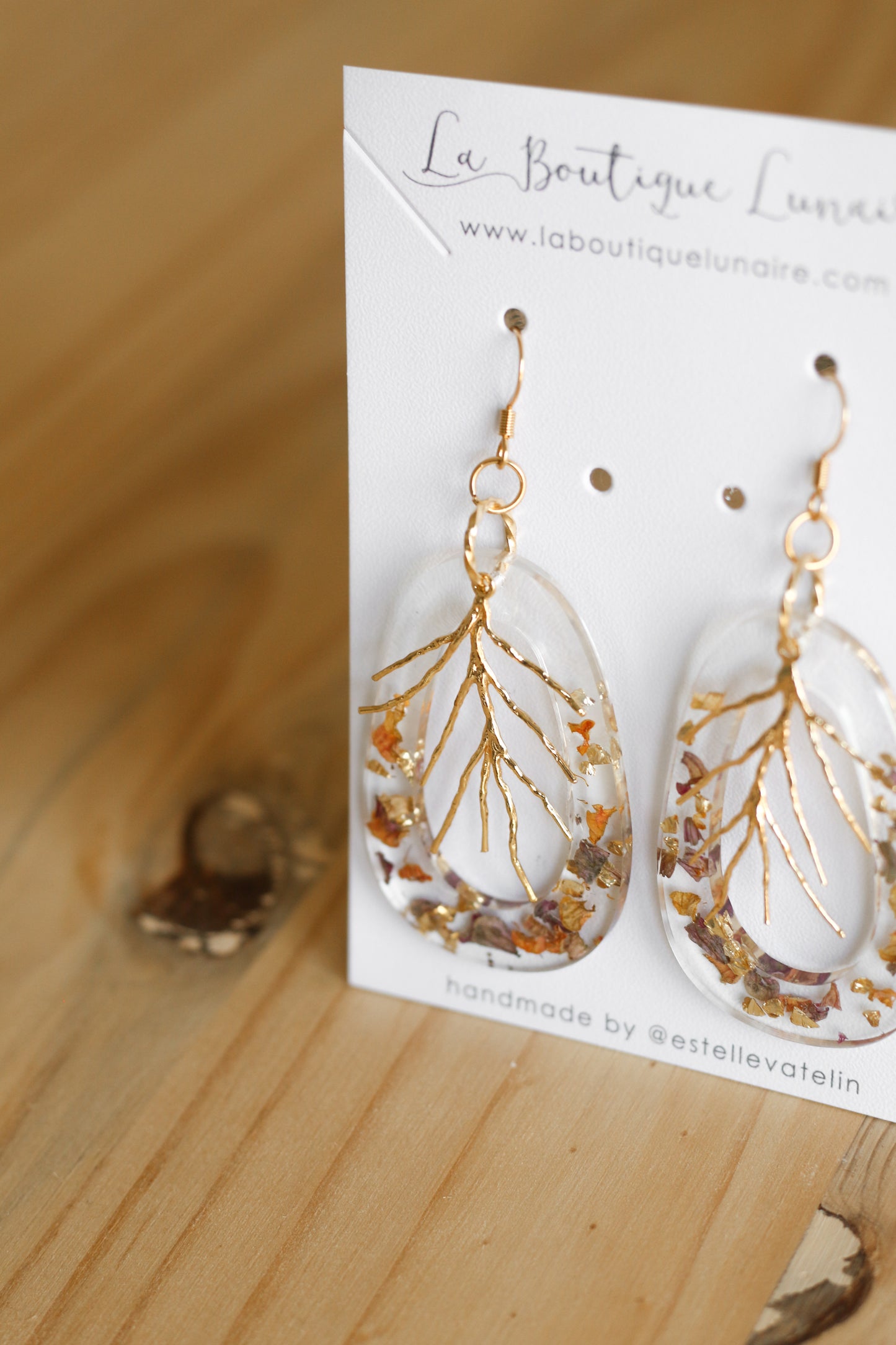 Spicy chai earrings