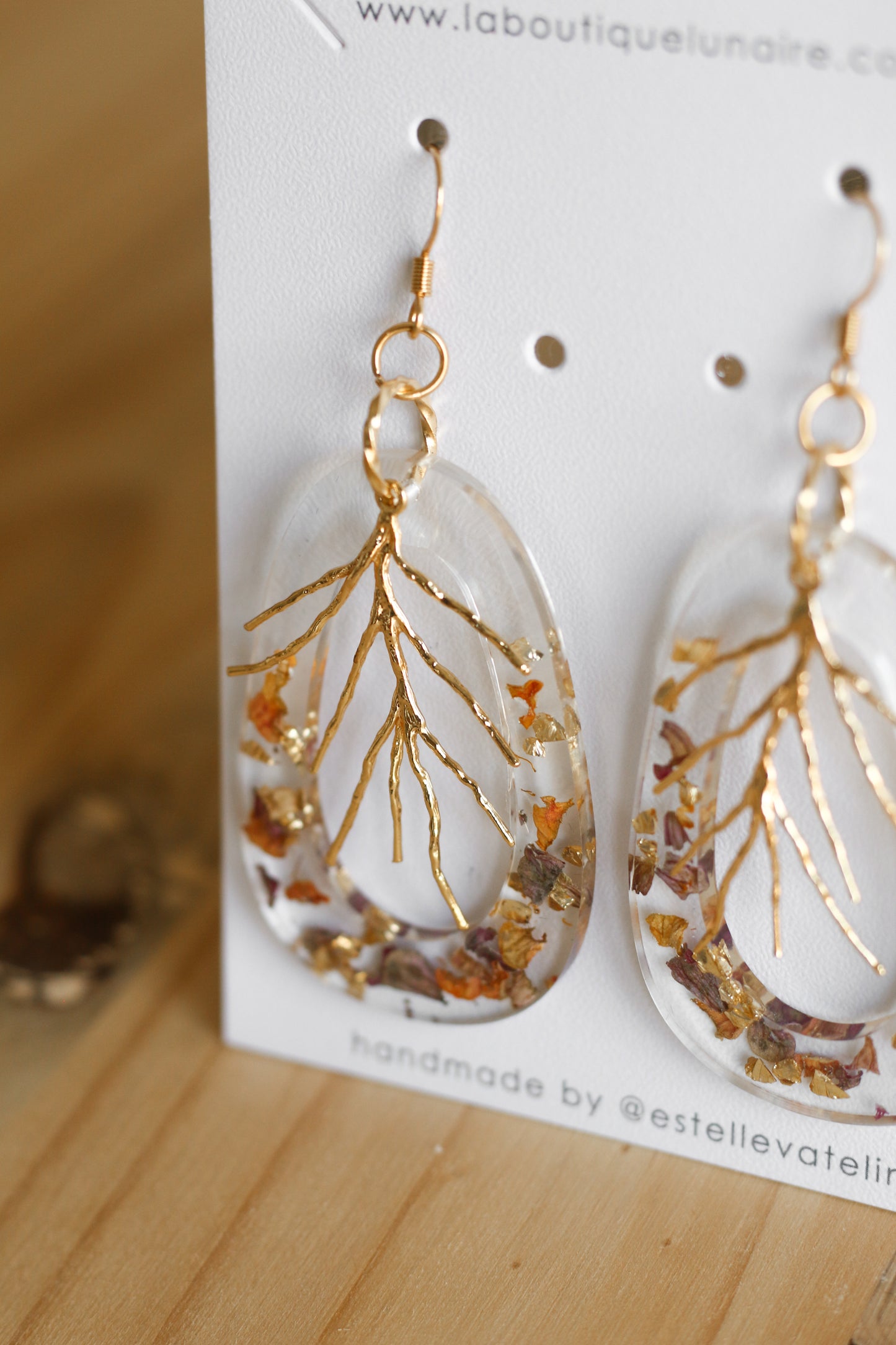 Spicy chai earrings
