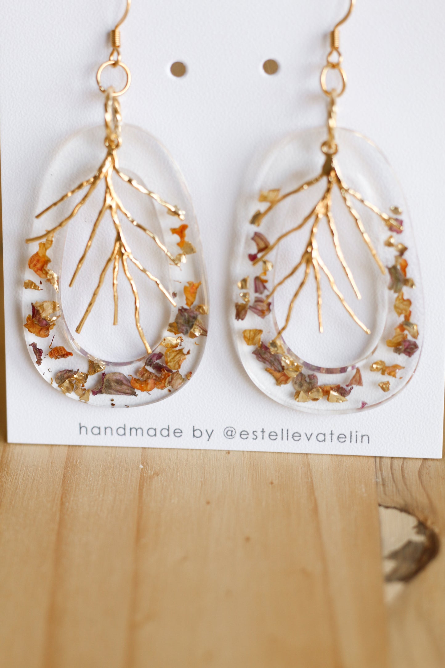 Spicy chai earrings