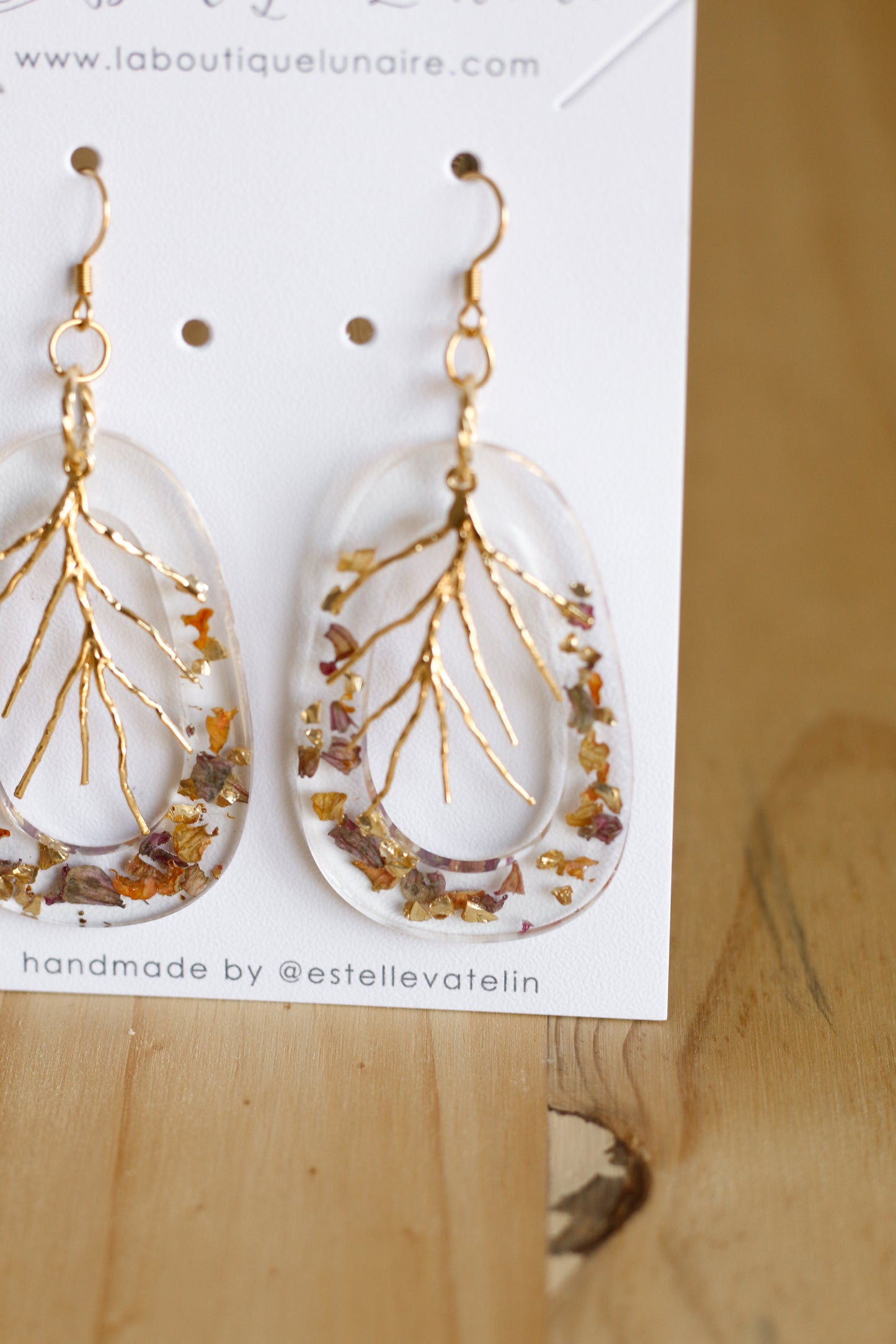 Spicy chai earrings