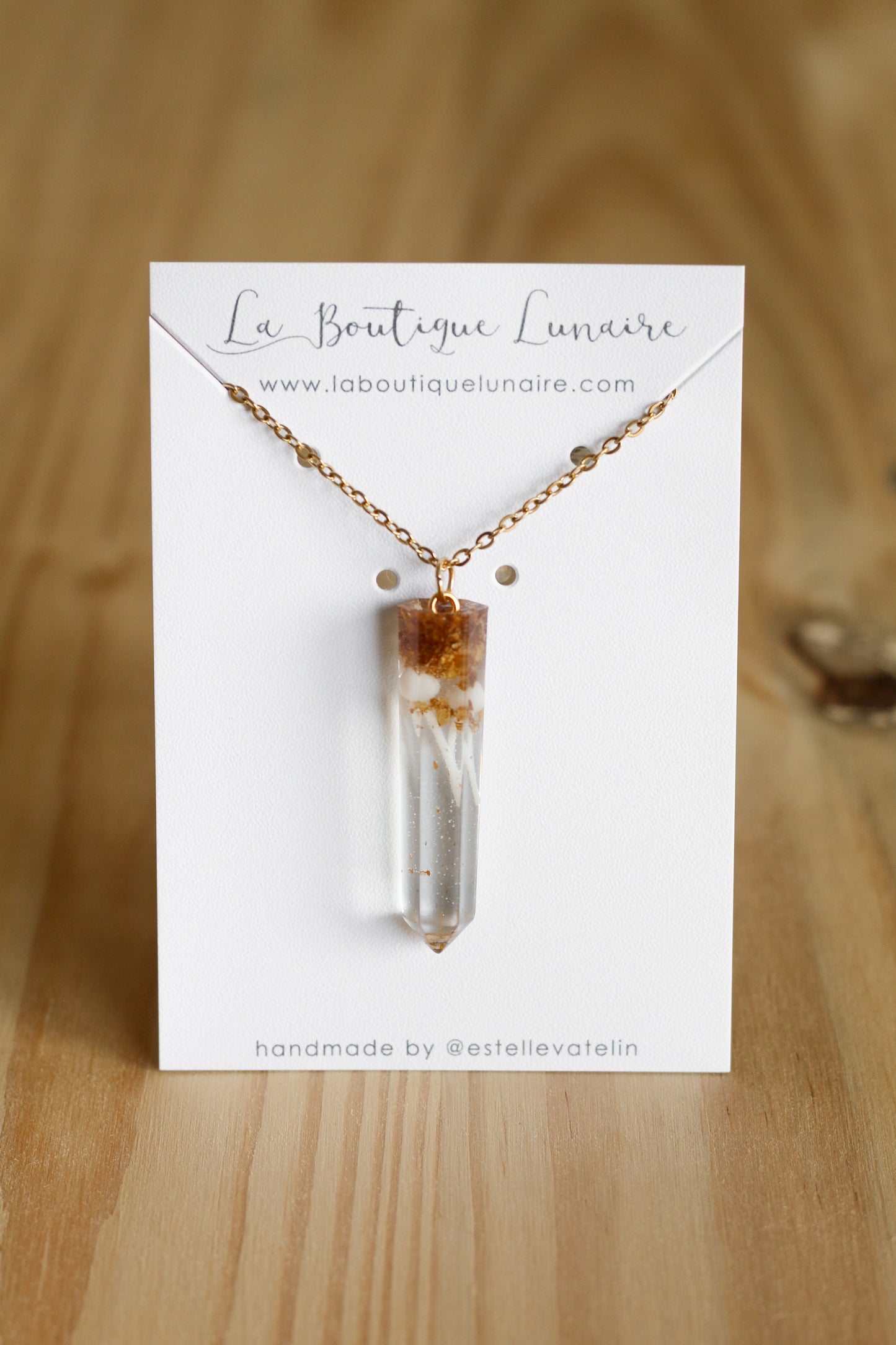Mushroom necklace n°04