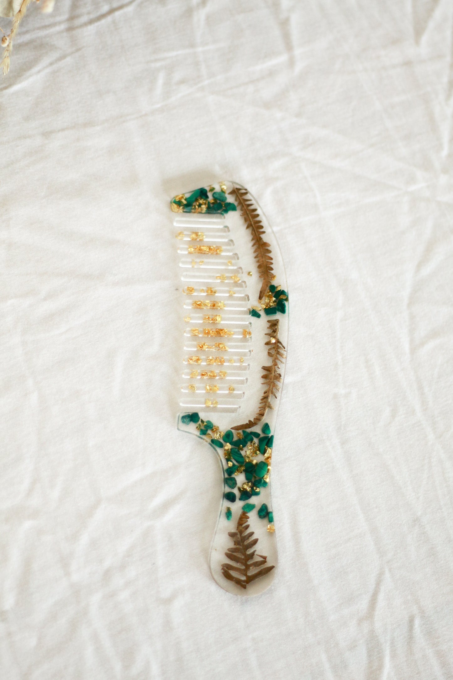 Grand peigne malachite