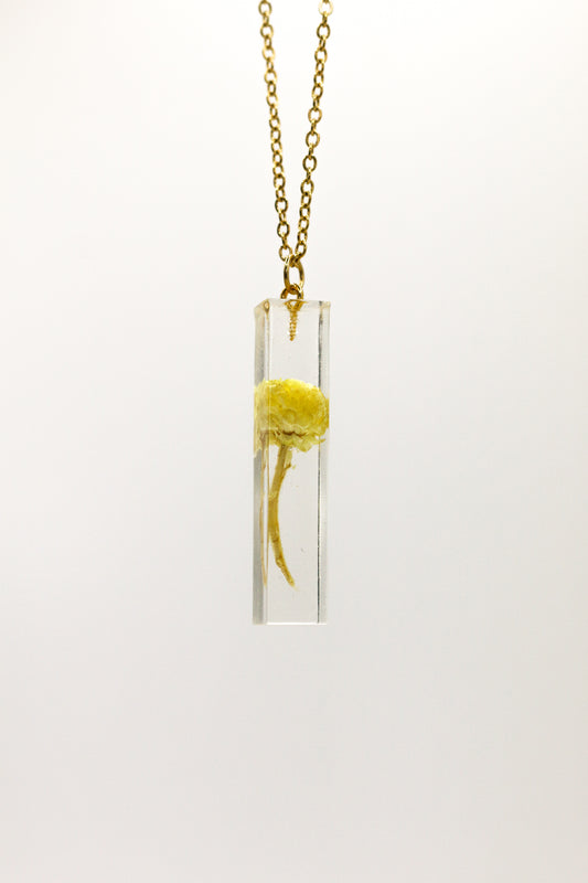 Collier Fleur d'Immortelle