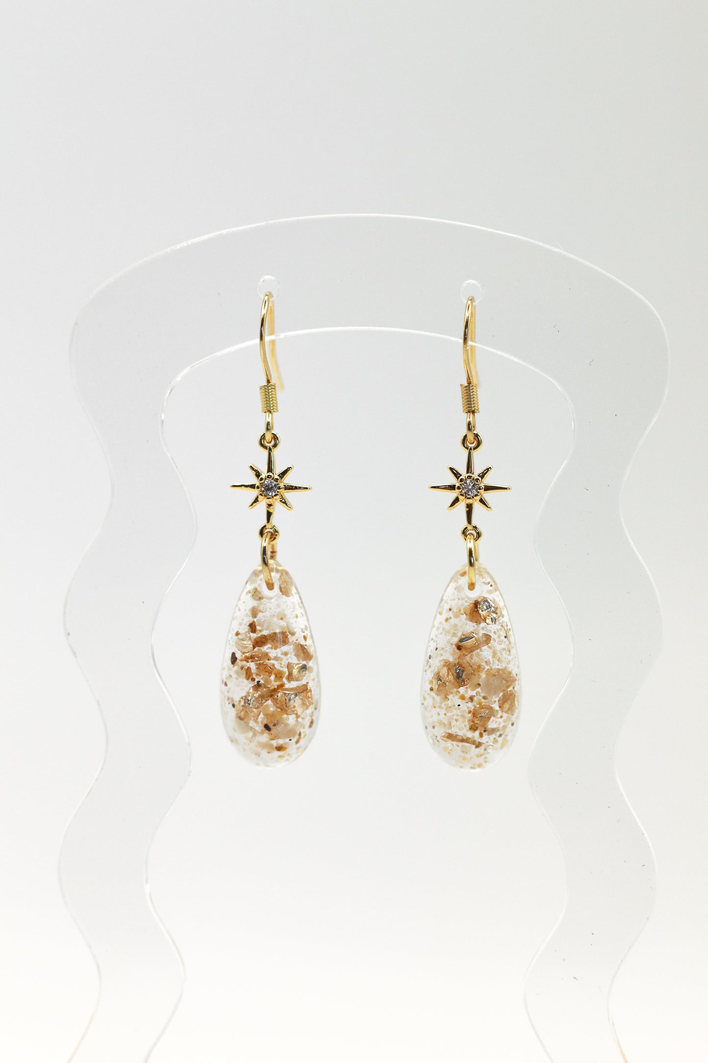 Boucles d'oreilles Gouttes de Sable