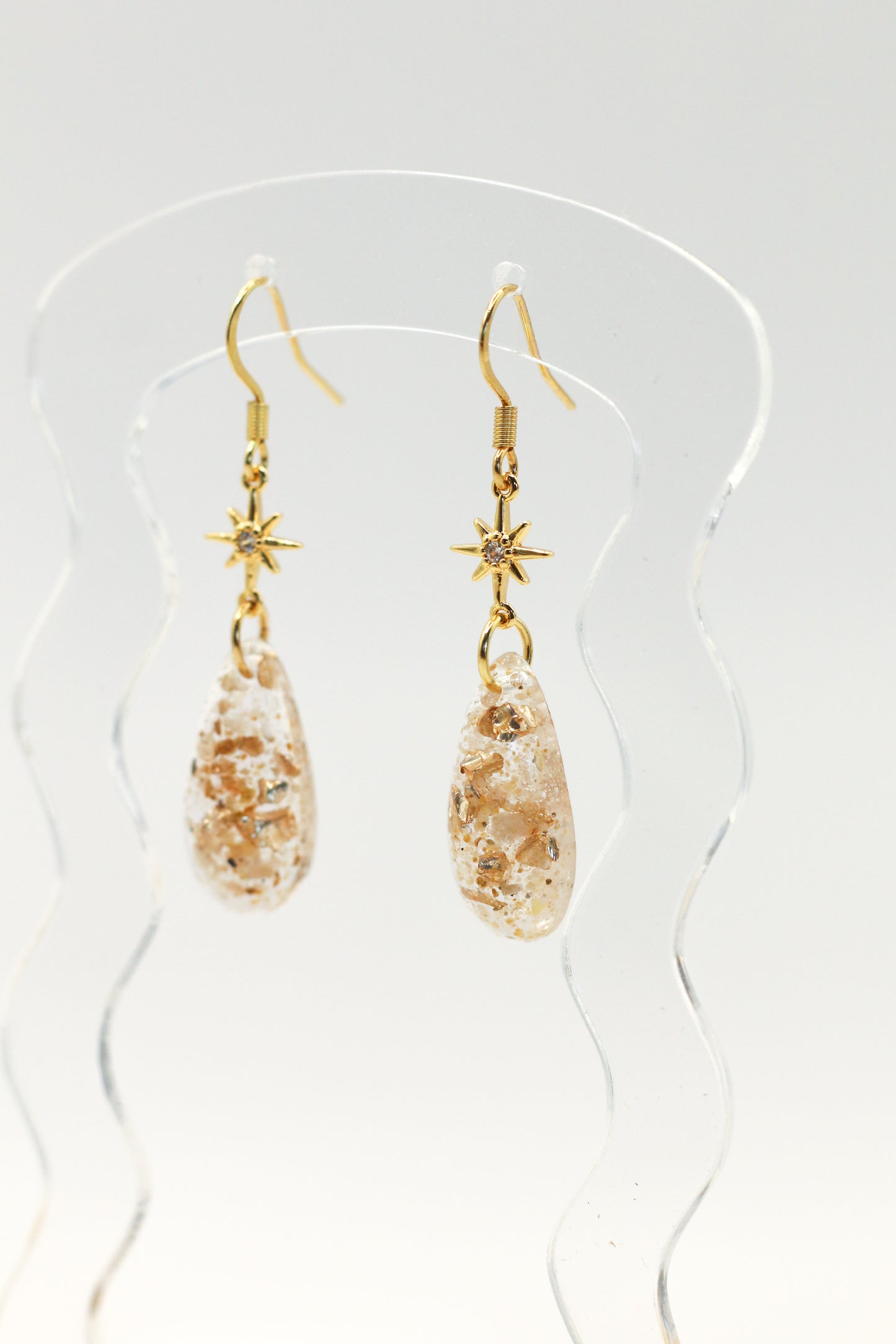 Boucles d'oreilles Gouttes de Sable