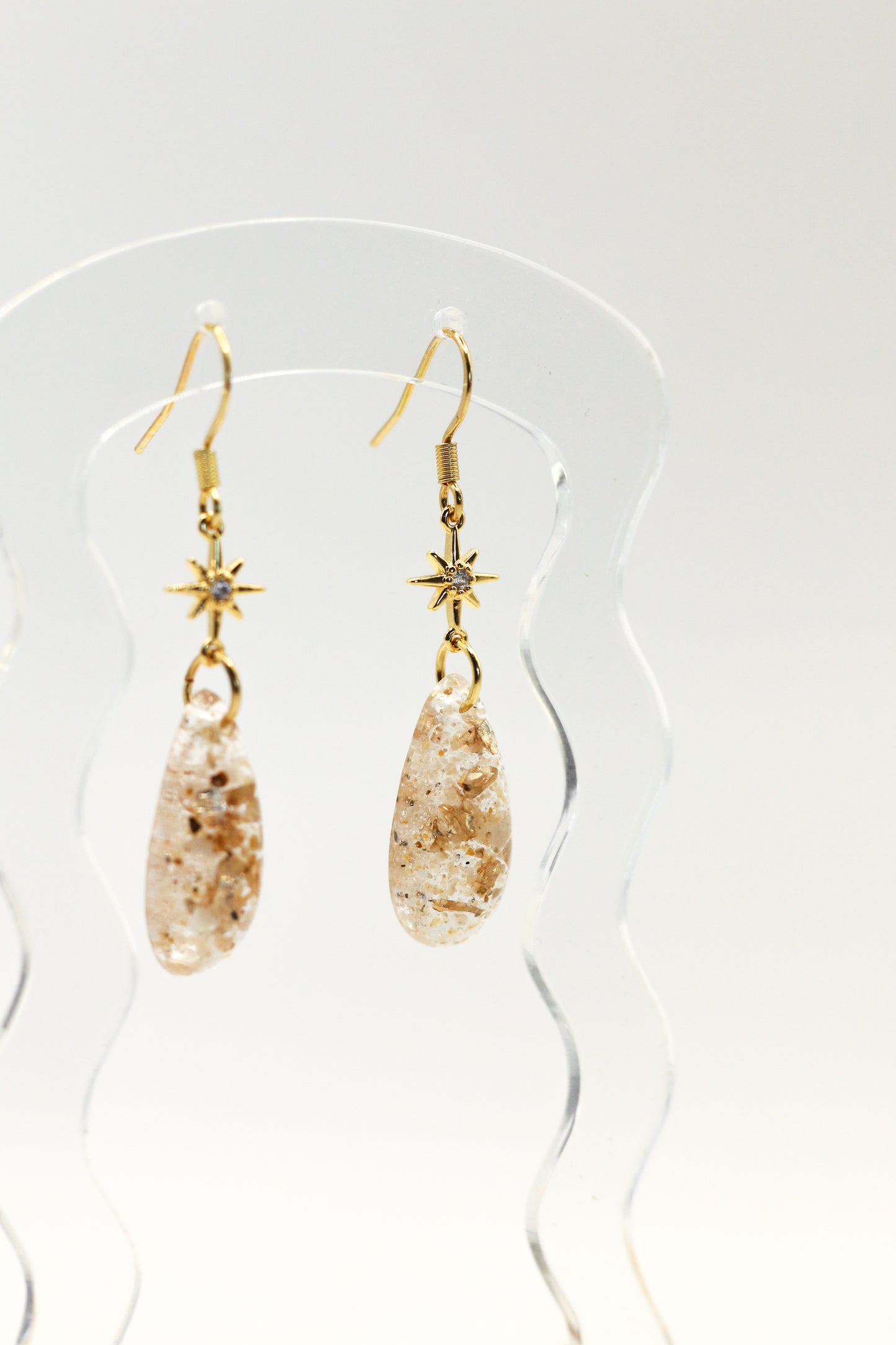 Boucles d'oreilles Gouttes de Sable