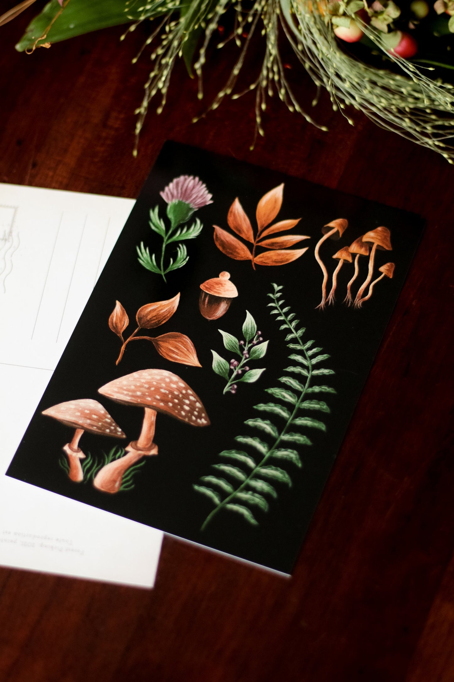 Carte Postale Forest Picking
