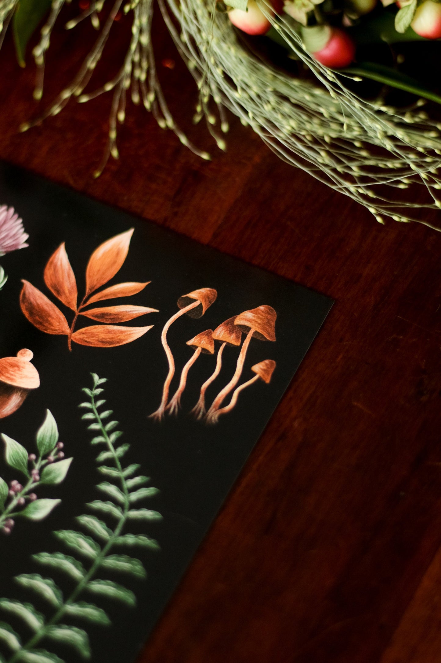 Carte Postale Forest Picking