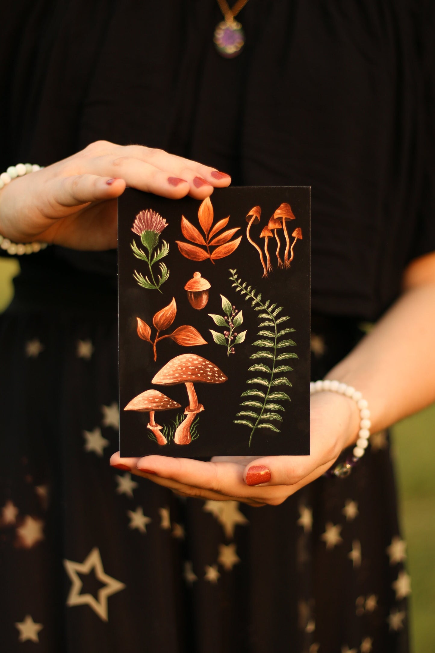 Carte Postale Forest Picking