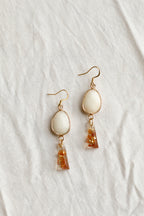 Boucles d'oreilles Pumpkin spice latte n°03